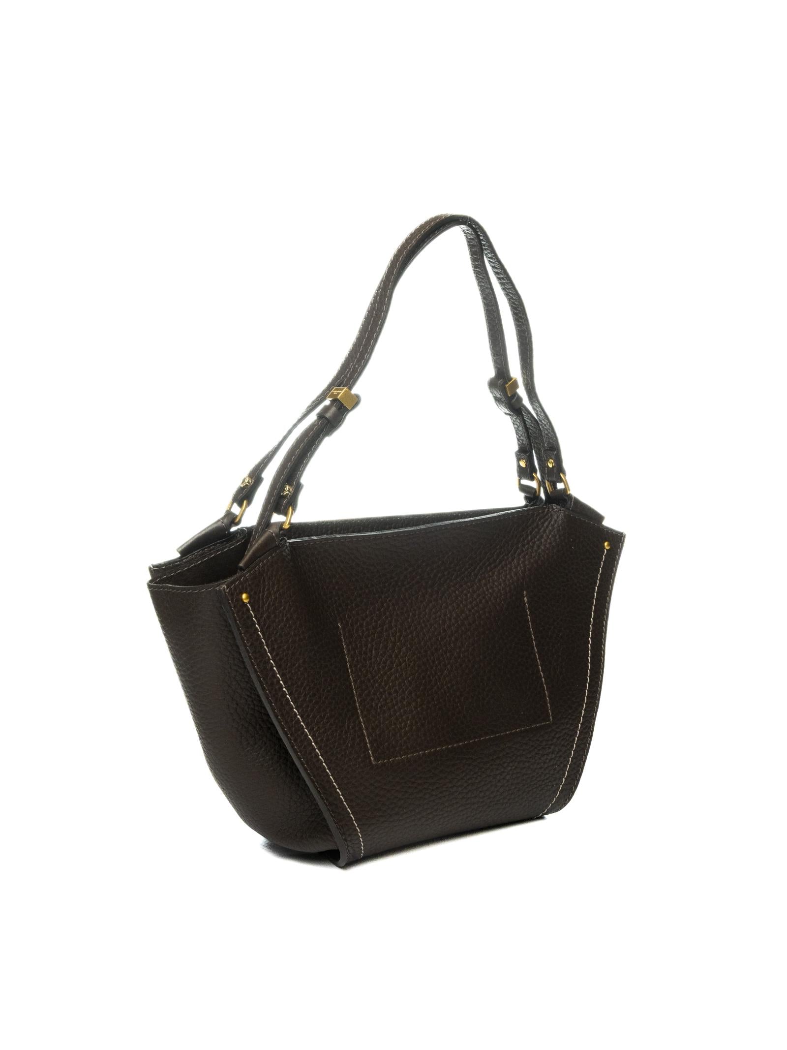 GIANNI CHIARINI borsa a spalla bloom marrone 11796 BLOOM-2107