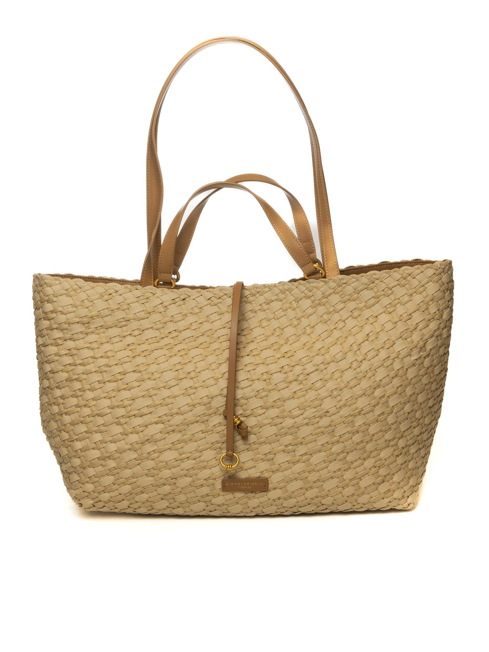 GIANNI CHIARINI borsa a spalla mercy beige 11767 MERCY-064