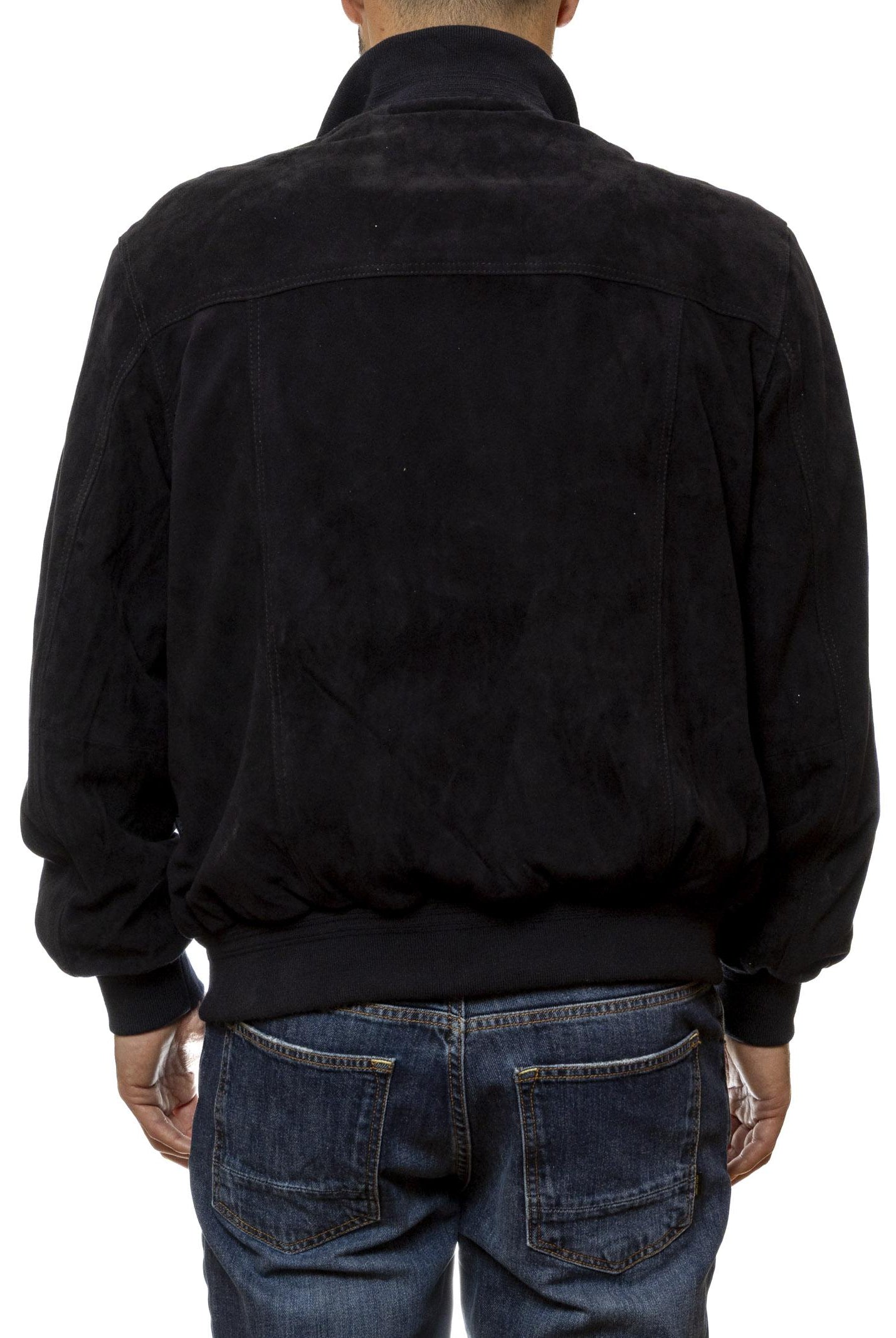 PK BY PASKAL giubbino camoscio blu 004 CAM-BLU
