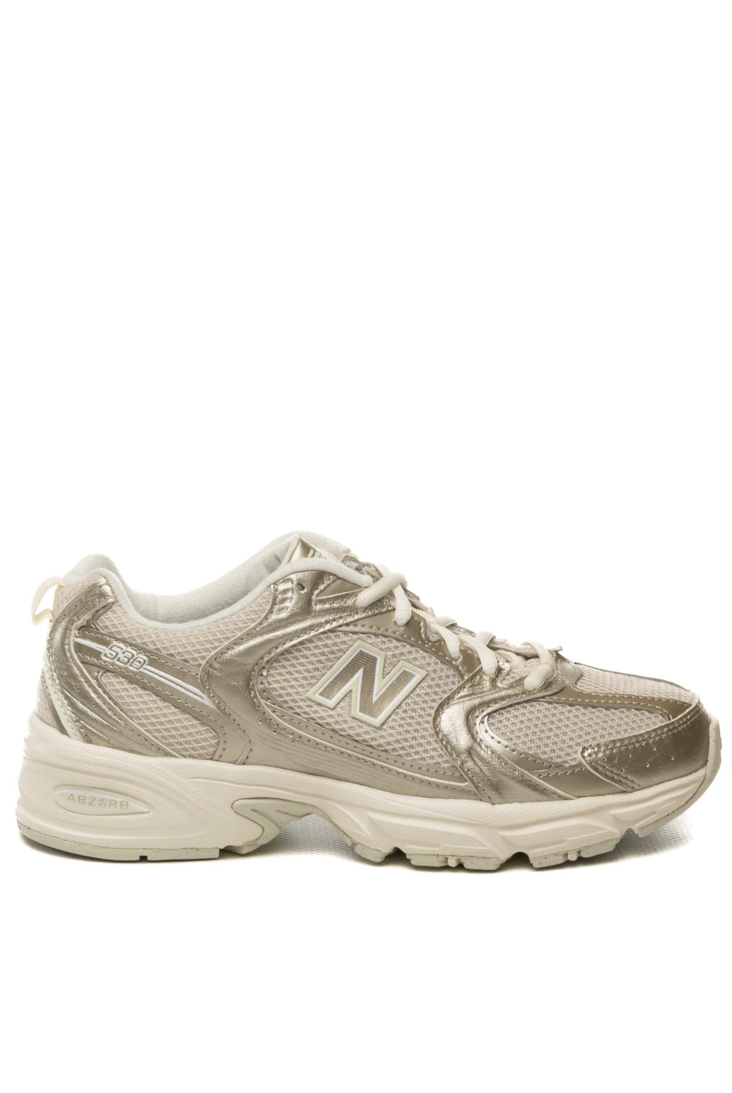 NEW BALANCE Sneaker 530 1zo bianco/oro 530 D 1Z0-GOLD