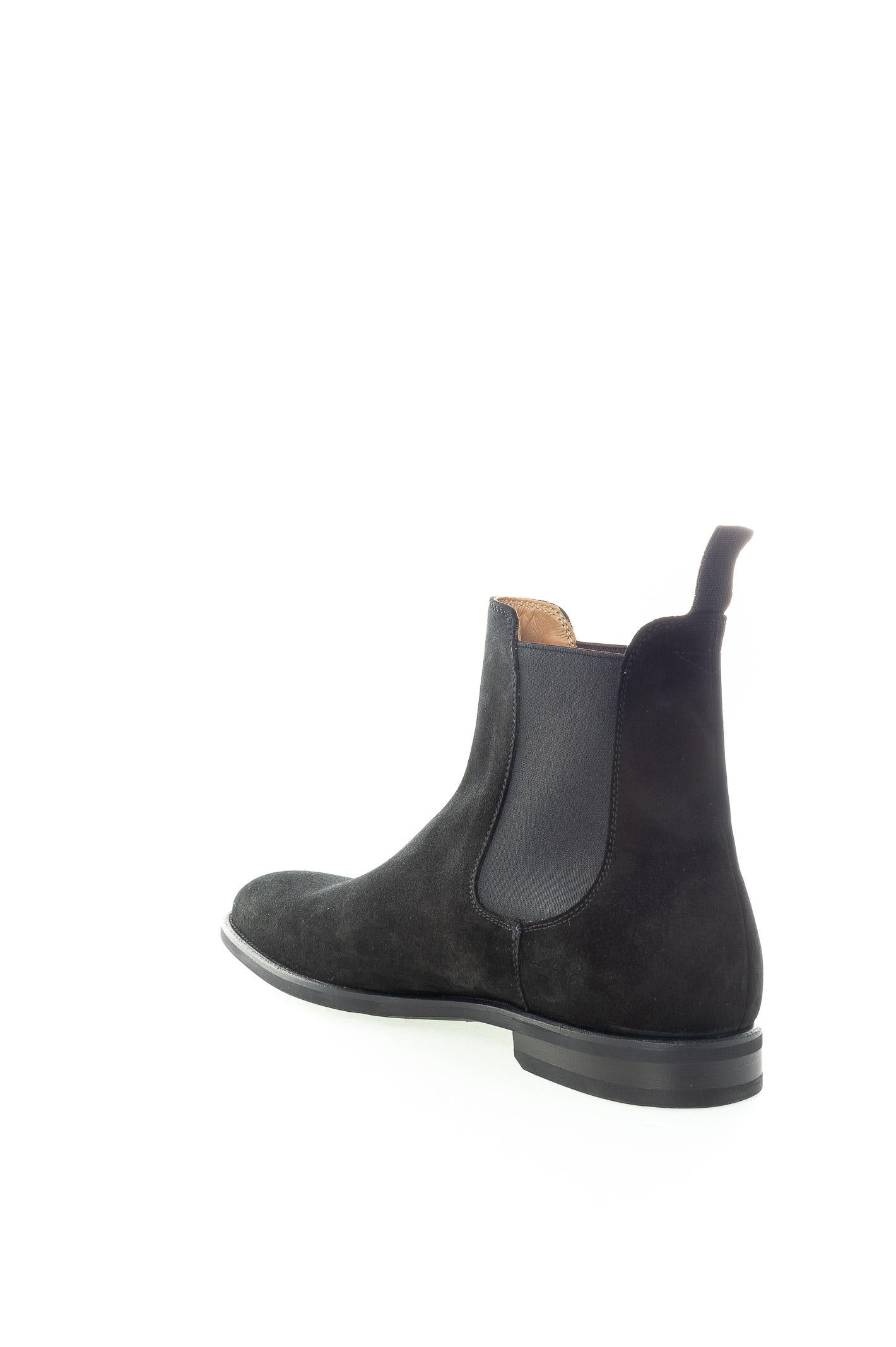 GREEN GEORGE beatles in camoscio nero 7038 LIGHT-NERO