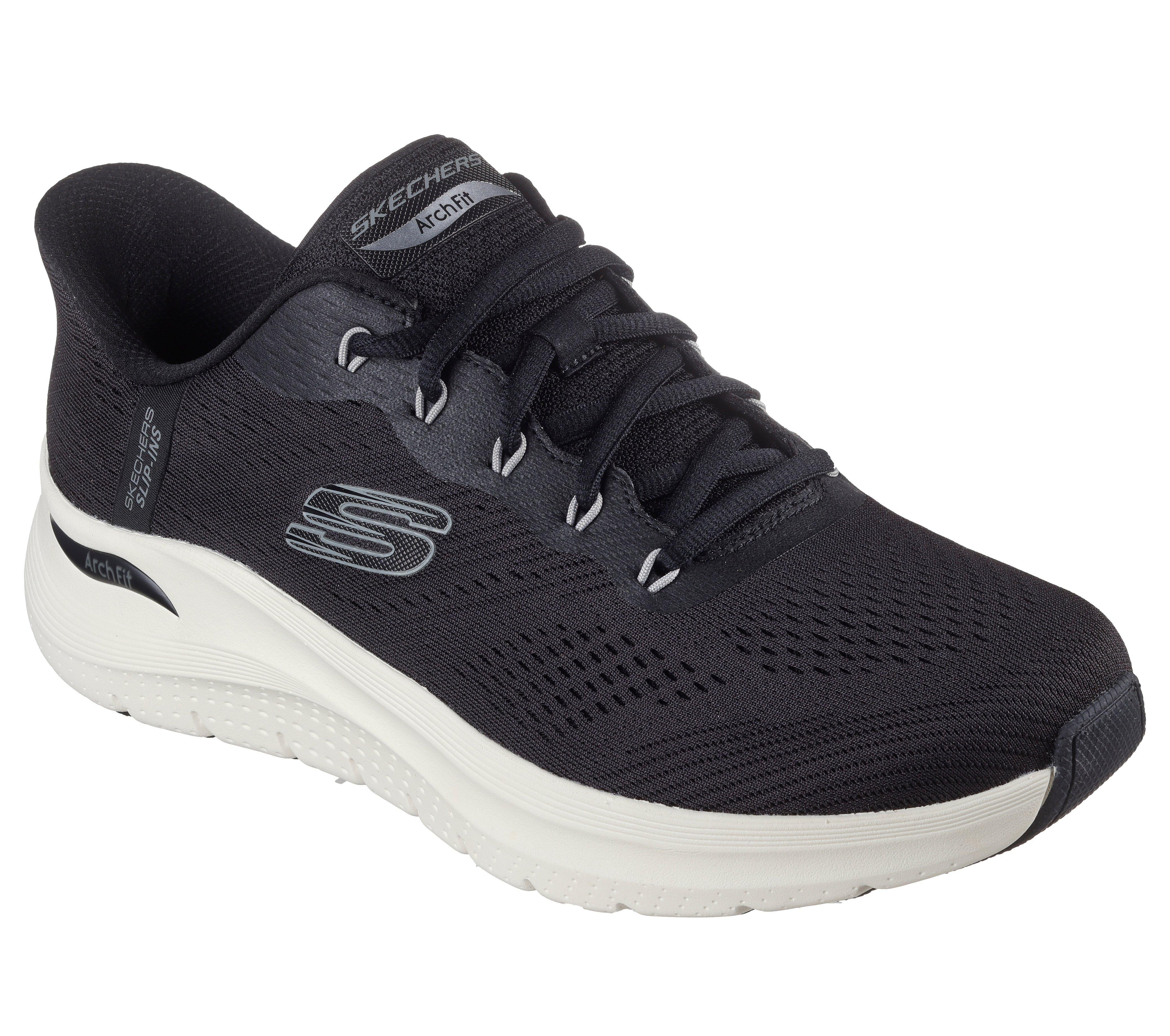 SKECHERS Sneaker arch fit slip ins nero 232712 ARCH FIT 2.0-BLK