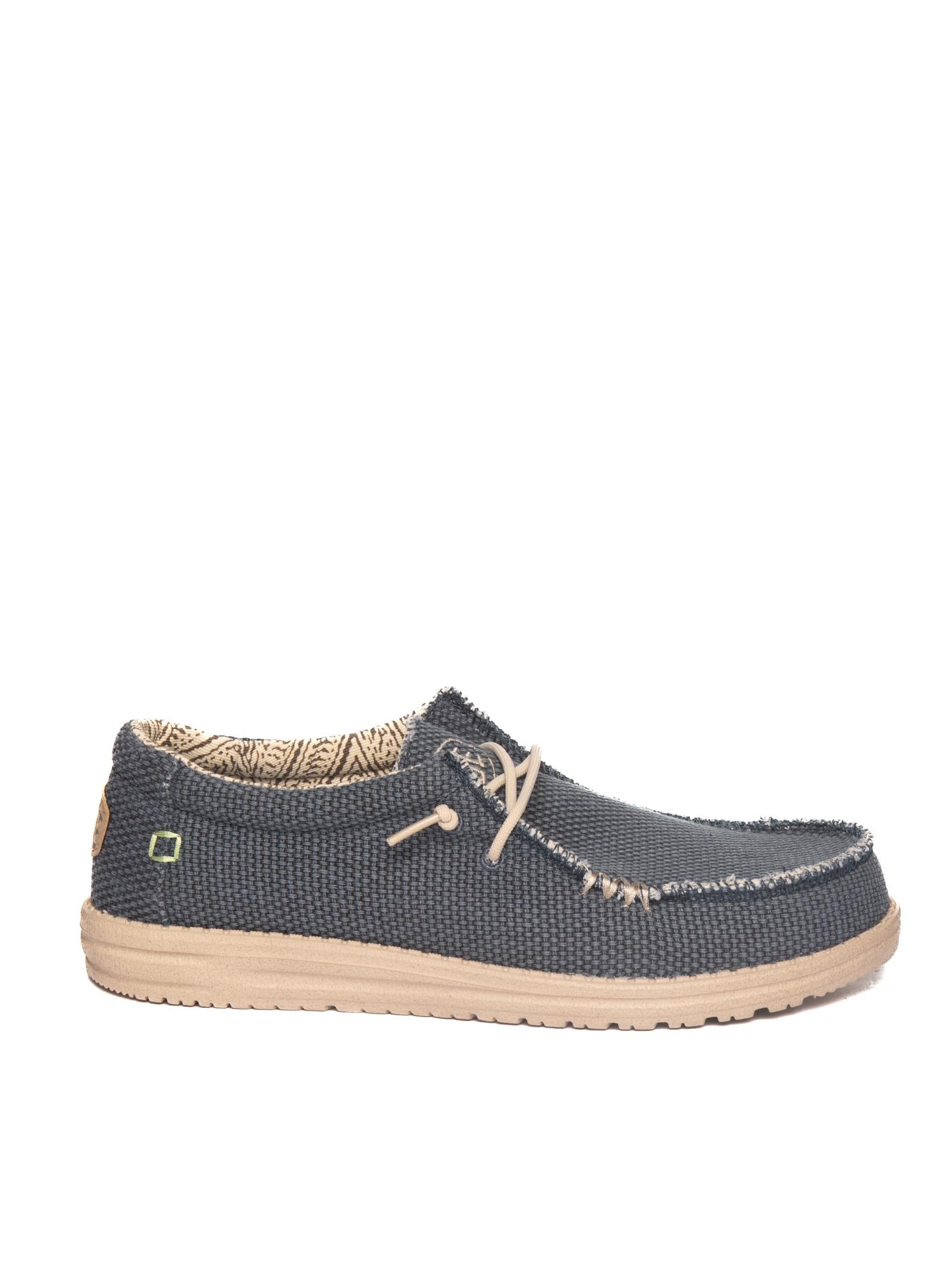 HEY DUDE Slip on wally briaded blu 40003 WALLY BRAIDED-4NM