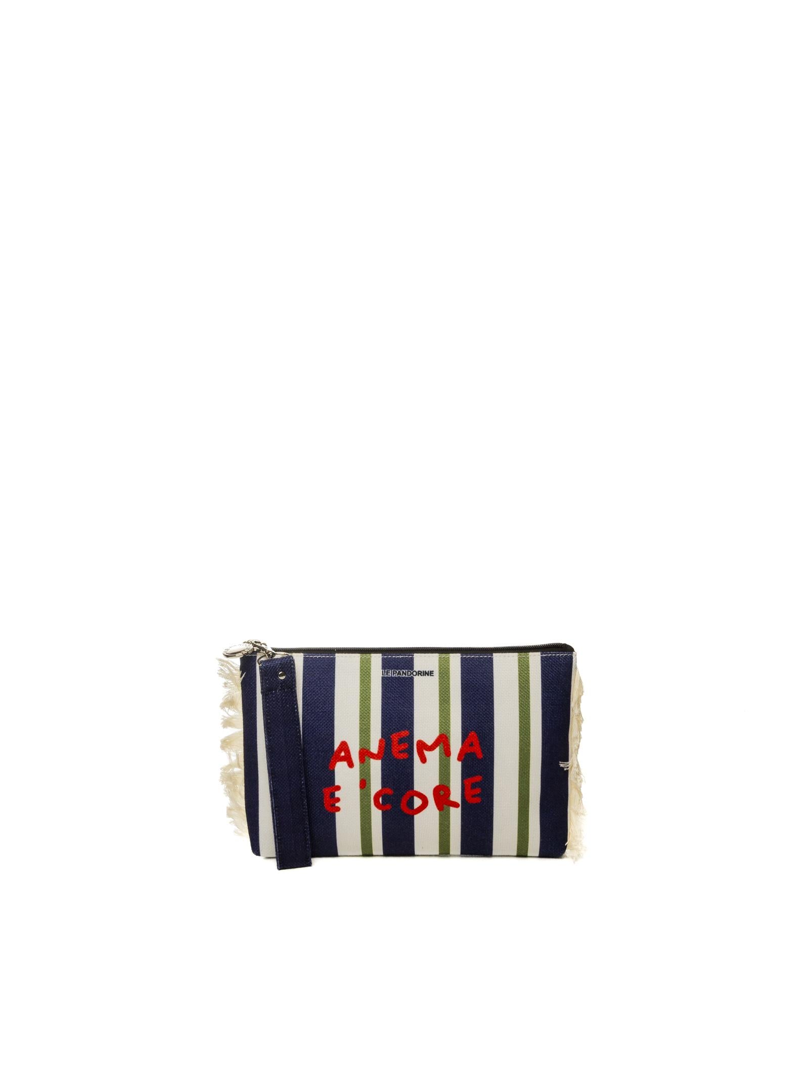 LE PANDORINE borsa a mano marina blu PS2635B81 MARINA-C30