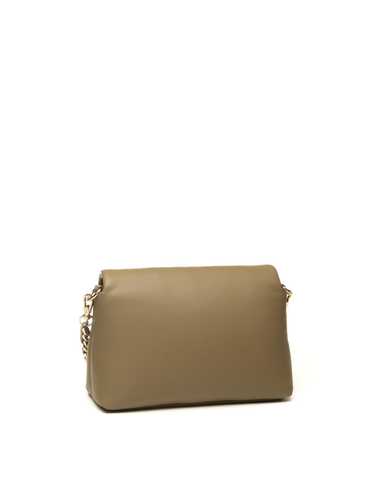 LIU JO borsa a spalla la puffy fango AA6148E0953 LA PUFFY-01679
