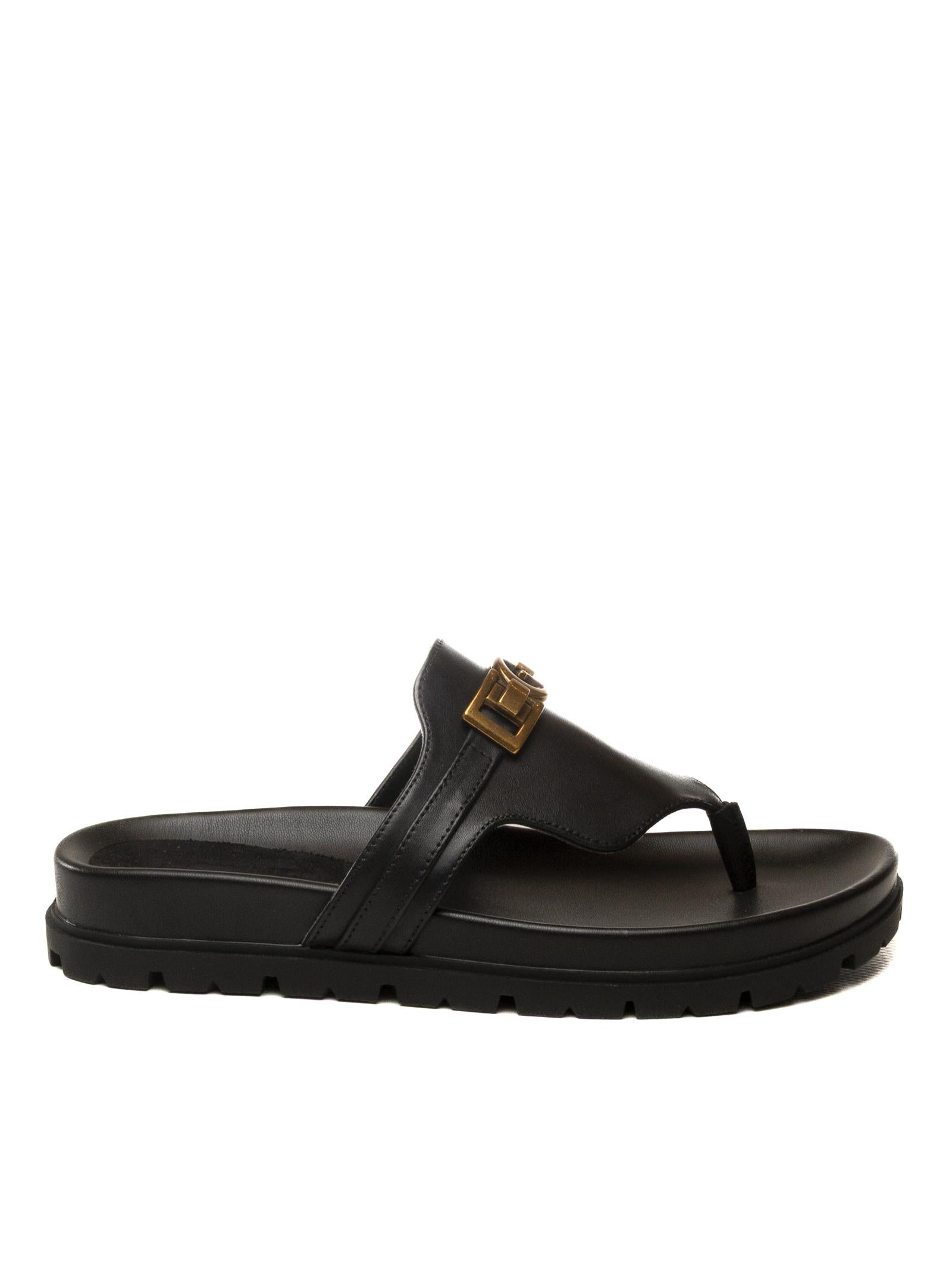 GUESS Sandalo farron nero FLJFRR LEA03 FARRON-BLK