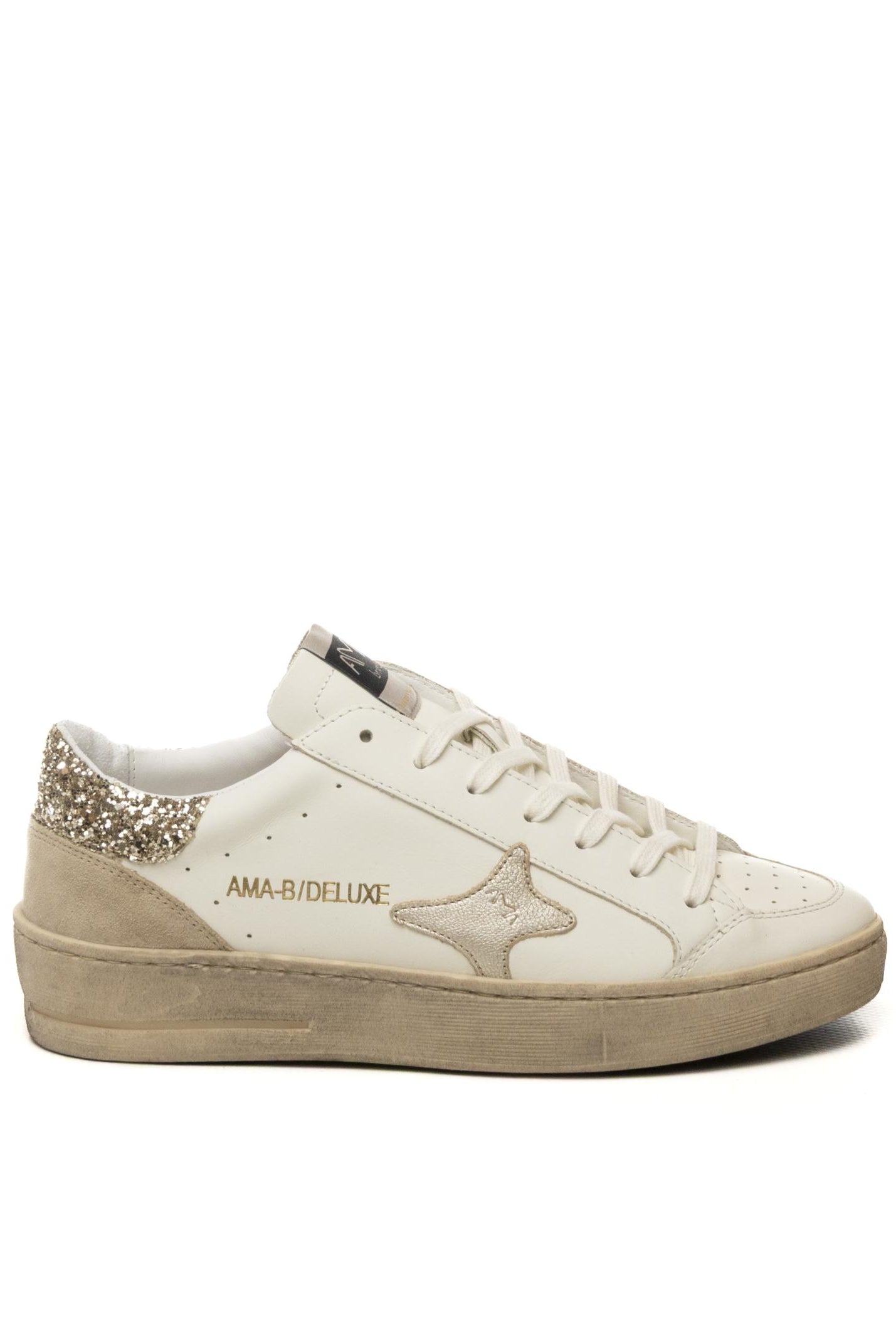 AMA BRAND DELUXE Sneaker slam bianco/oro SLAM D 4527-BIA/ORO