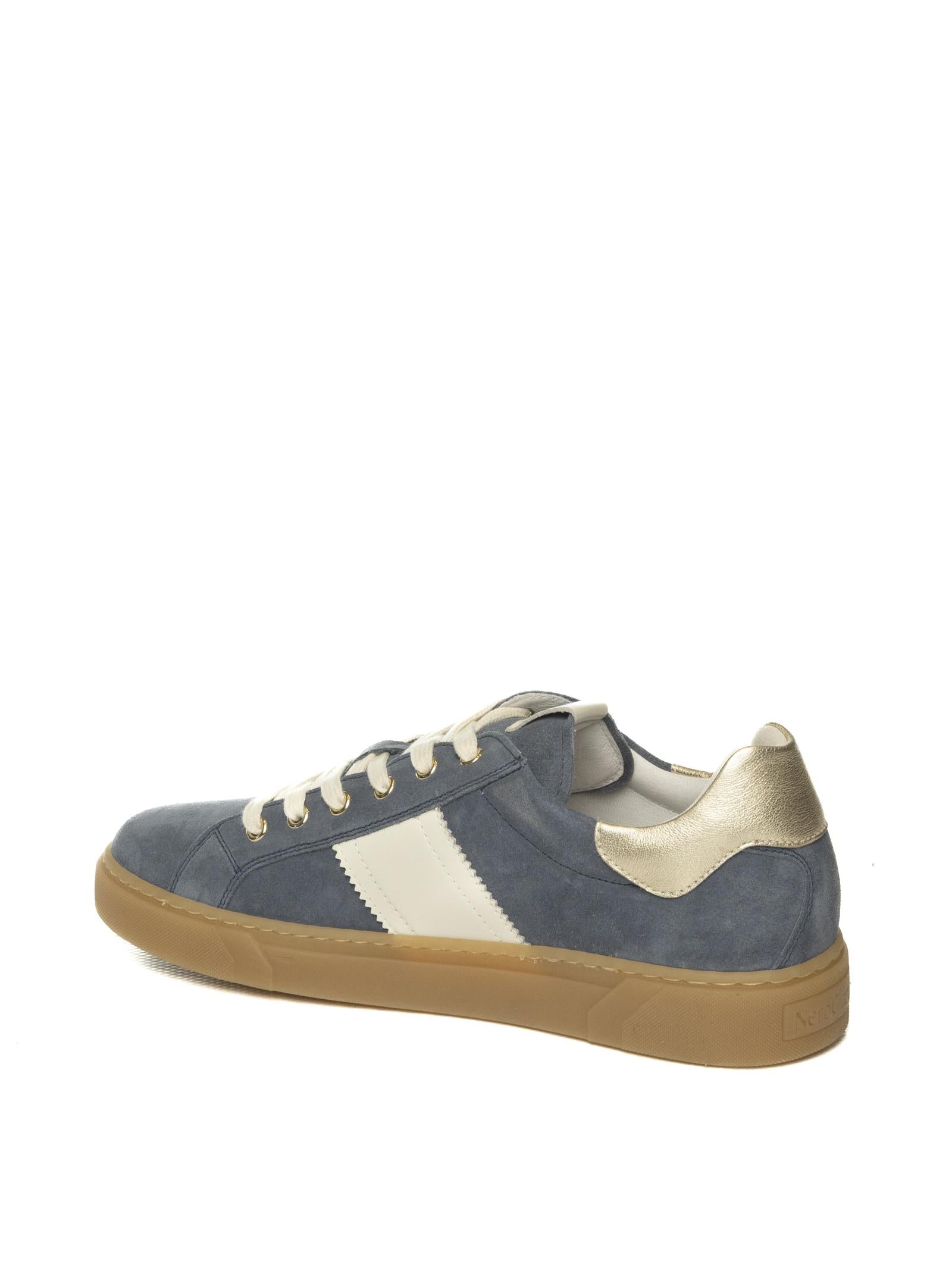 NERO GIARDINI Sneaker camoscio blu E513004D VELOUR-AVIO