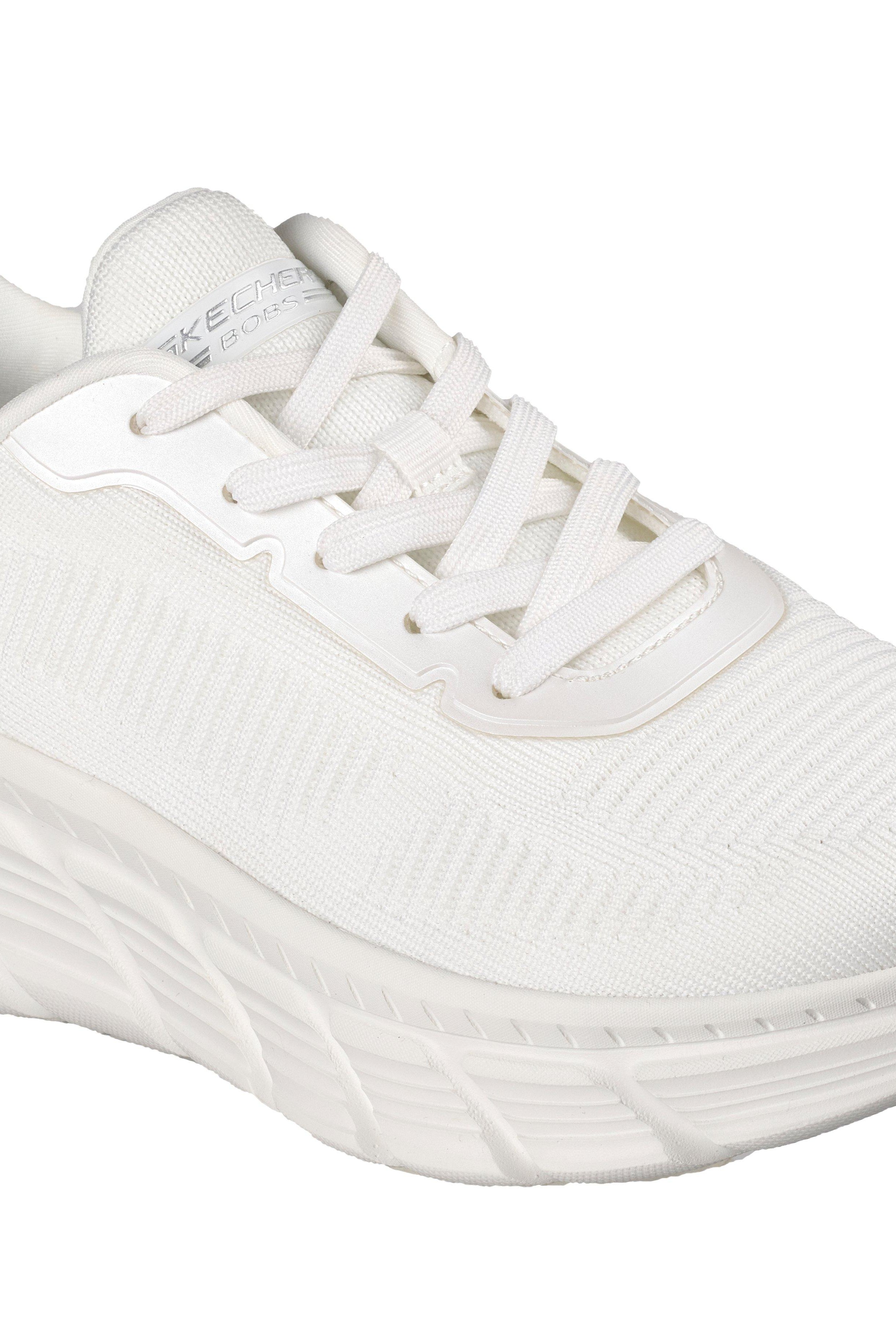 SKECHERS Sneaker bobs flex bianco 117385 BOBS B FLEX