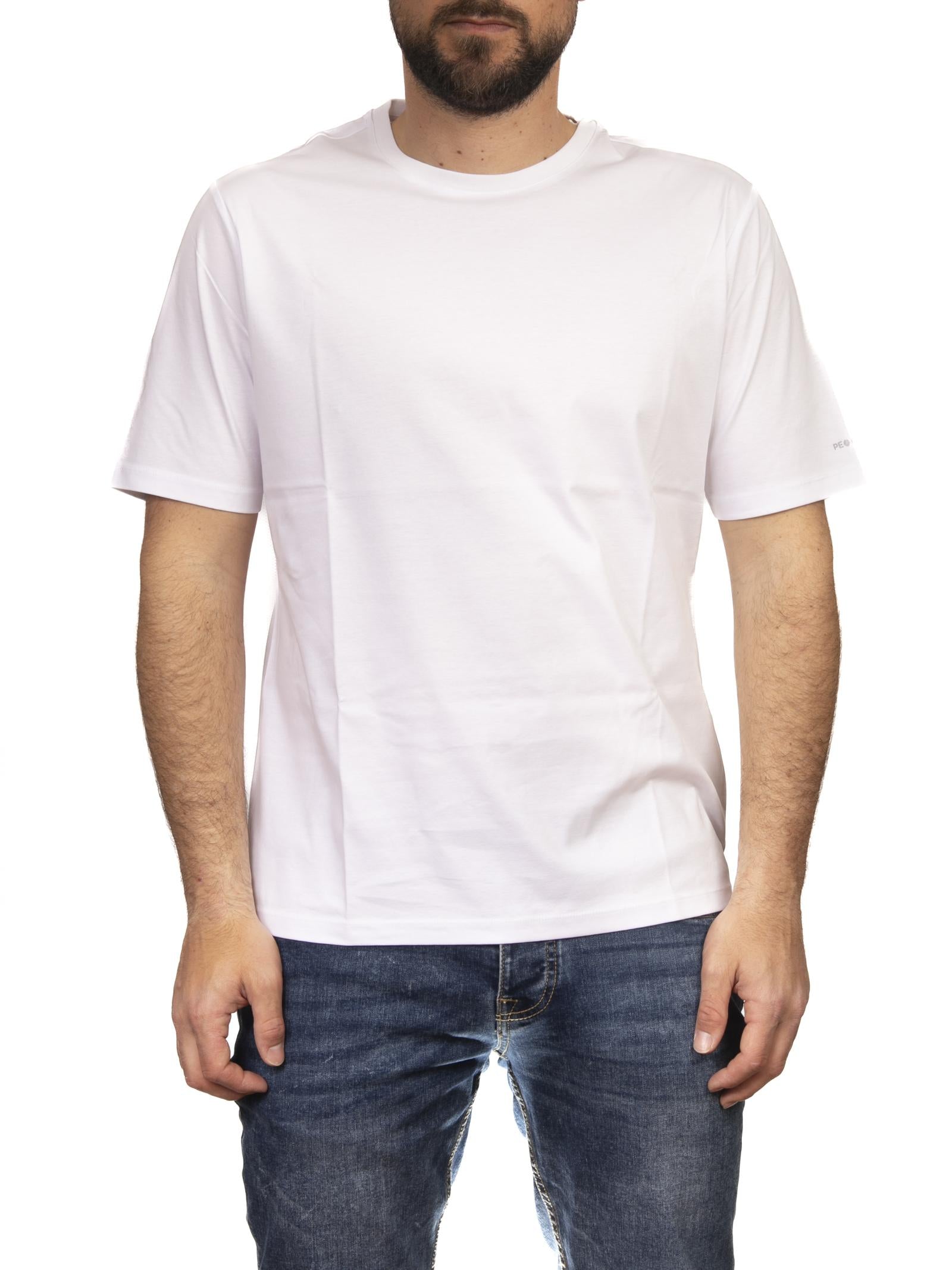 PEOPLE OF SHIBUYA T-shirt shiko bianco SHIKO|PM444 JERSEY-007