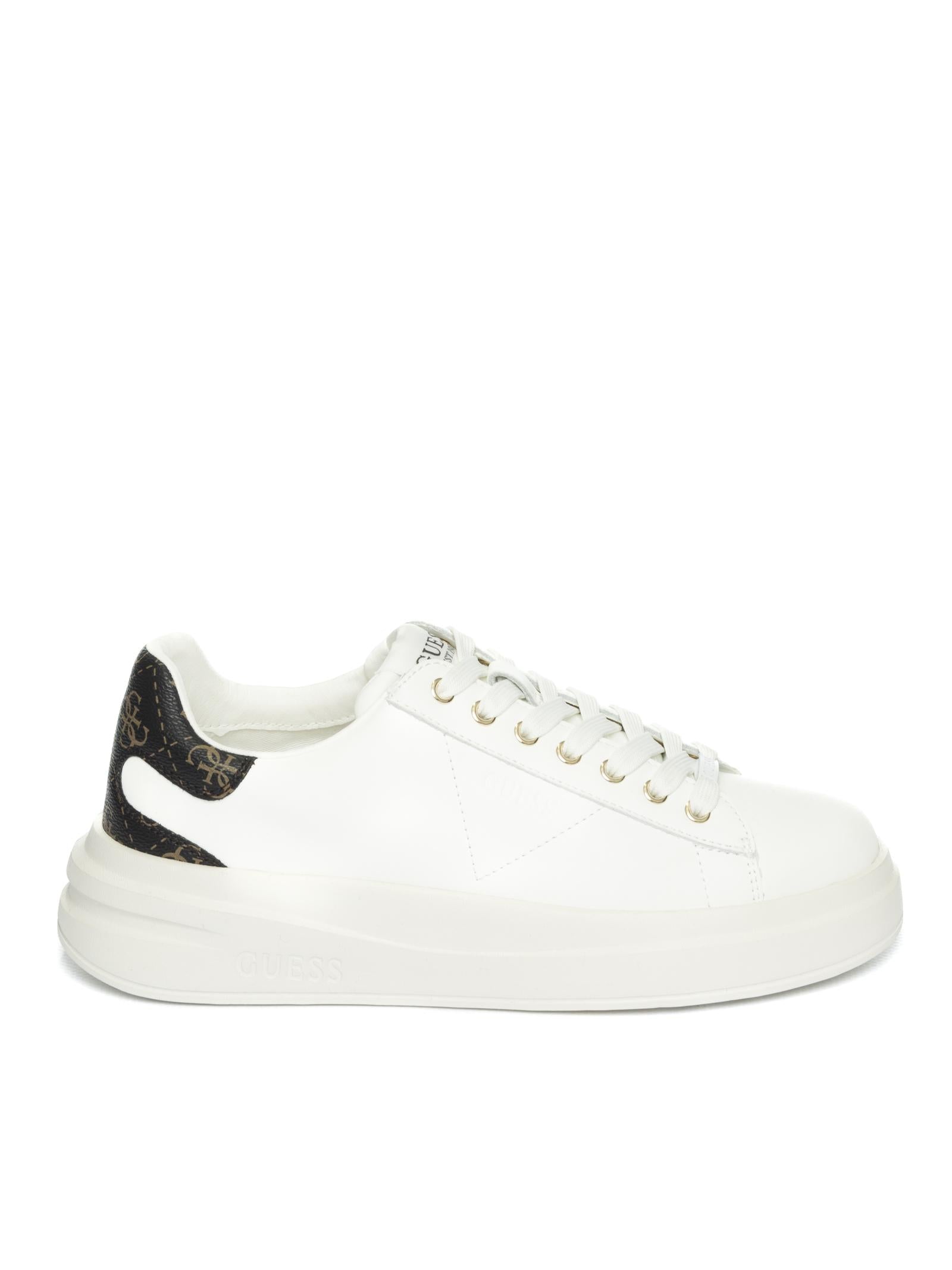 GUESS Sneaker elbina bianco FLJELB FAL12 ELBINA-WHBRO