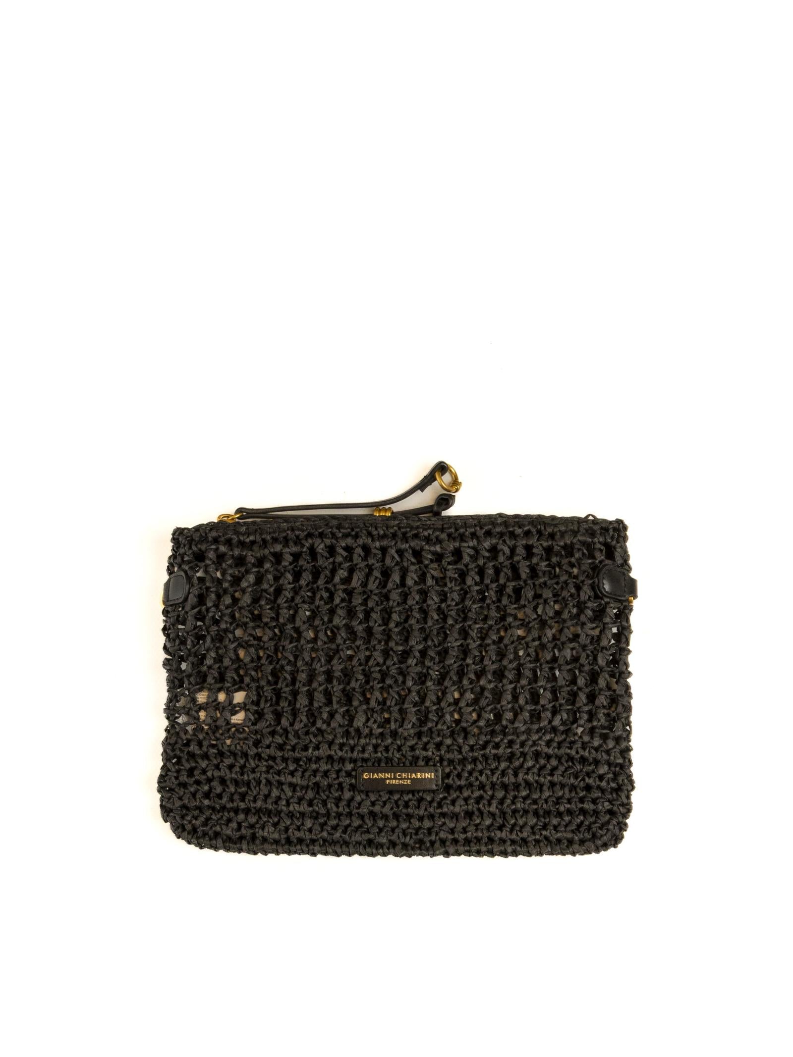 GIANNI CHIARINI borsa mini nefeli nera 11950 NEFELI-001