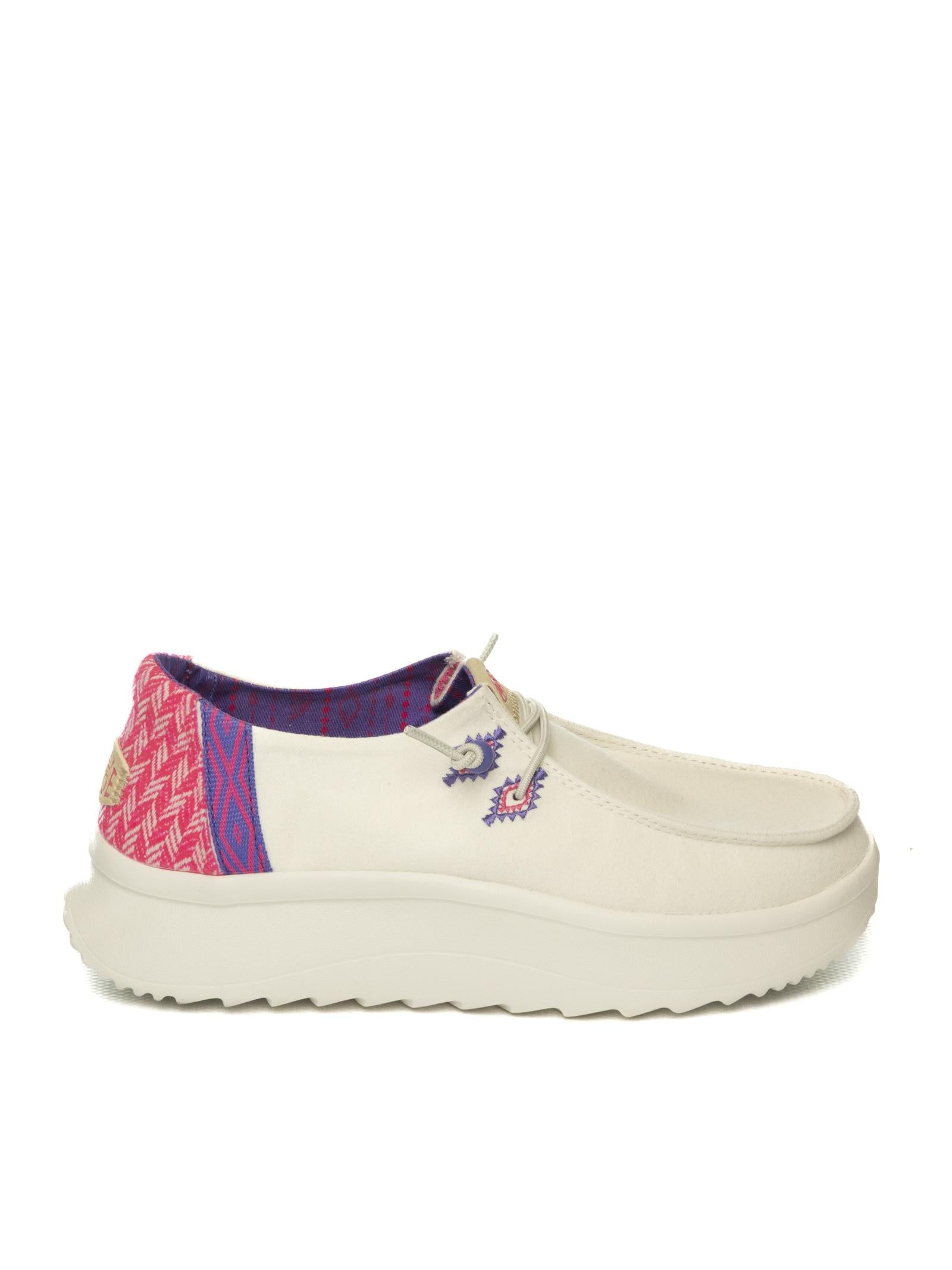 HEY DUDE slip on wendy peak bianco/multi 41946 WENDY PEAK-102