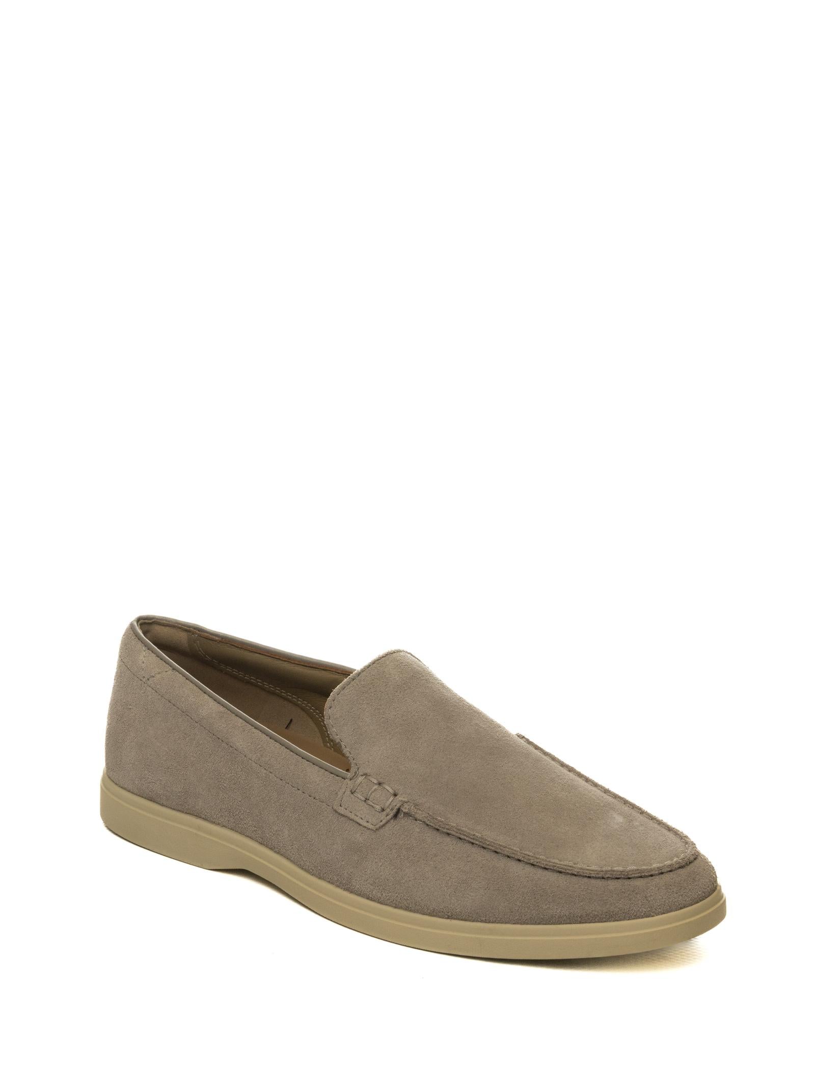 CLARKS ENGLAND Mocassino torford camoscio grigio TORFORD EASY SUEDE-GRAY