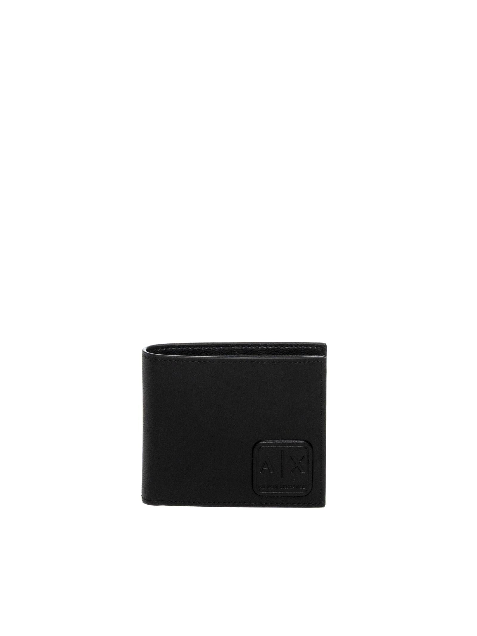 ARMANI EXCHANGE Portafogli pelle nero XM000168 AF22653-MC105