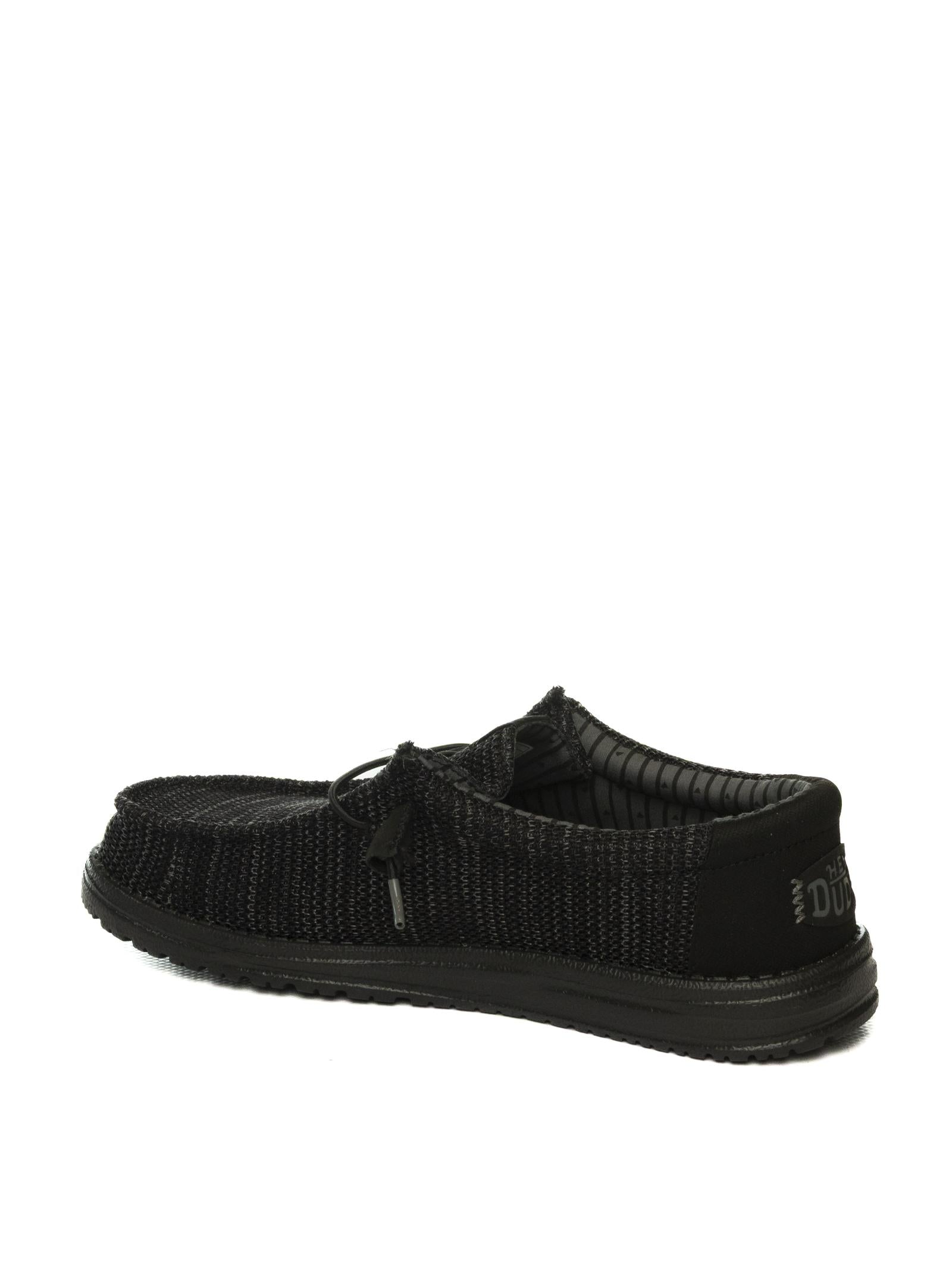 HEY DUDE slip on wally stretch nero 41898 WALLY STRETCH SOX-60