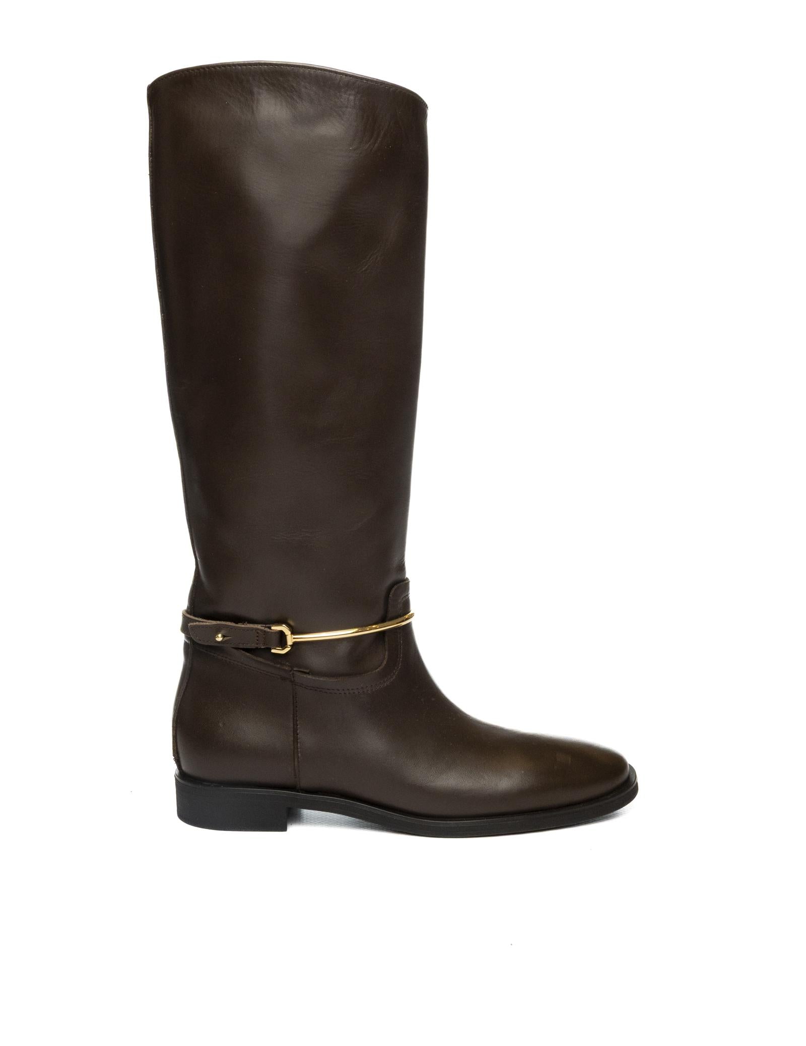 THE ICONA Stivale pelle moro EMMA65 VIT-MORO