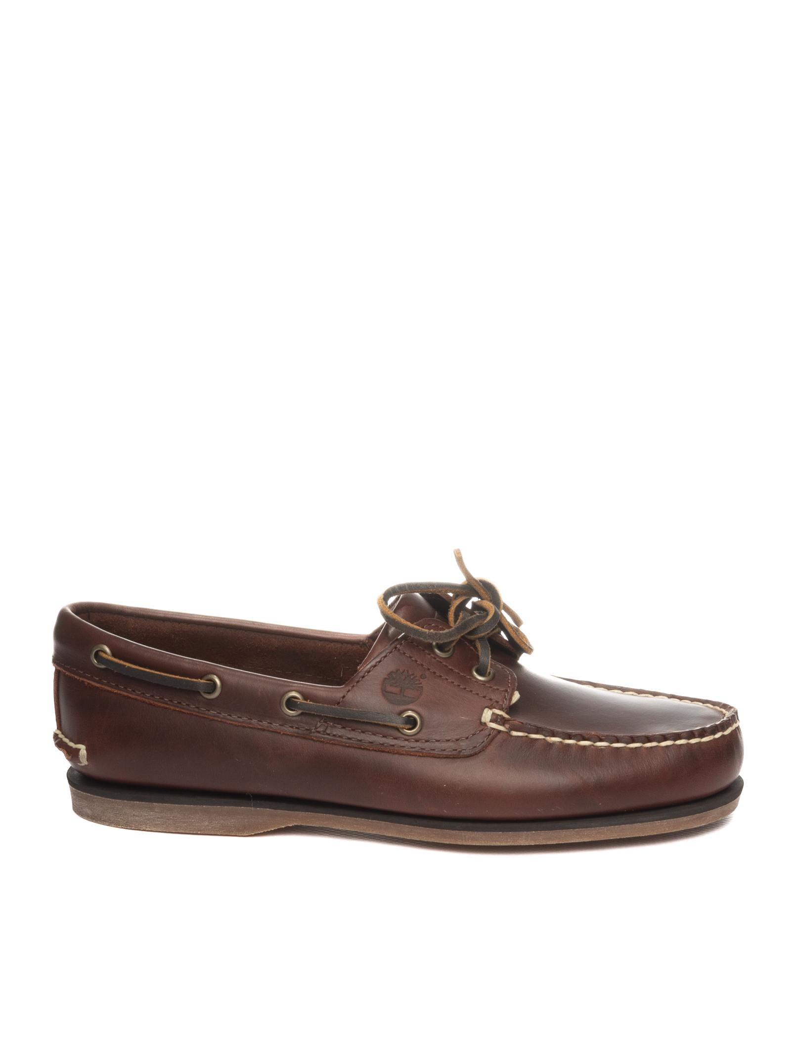 TIMBERLAND Mocassino classic barca moro TB0250772141 LEATHER-BROWN