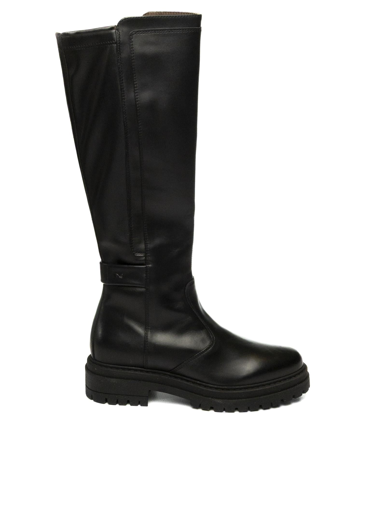 NERO GIARDINI Stivale pelle nero 514842 GUANTO-NERO