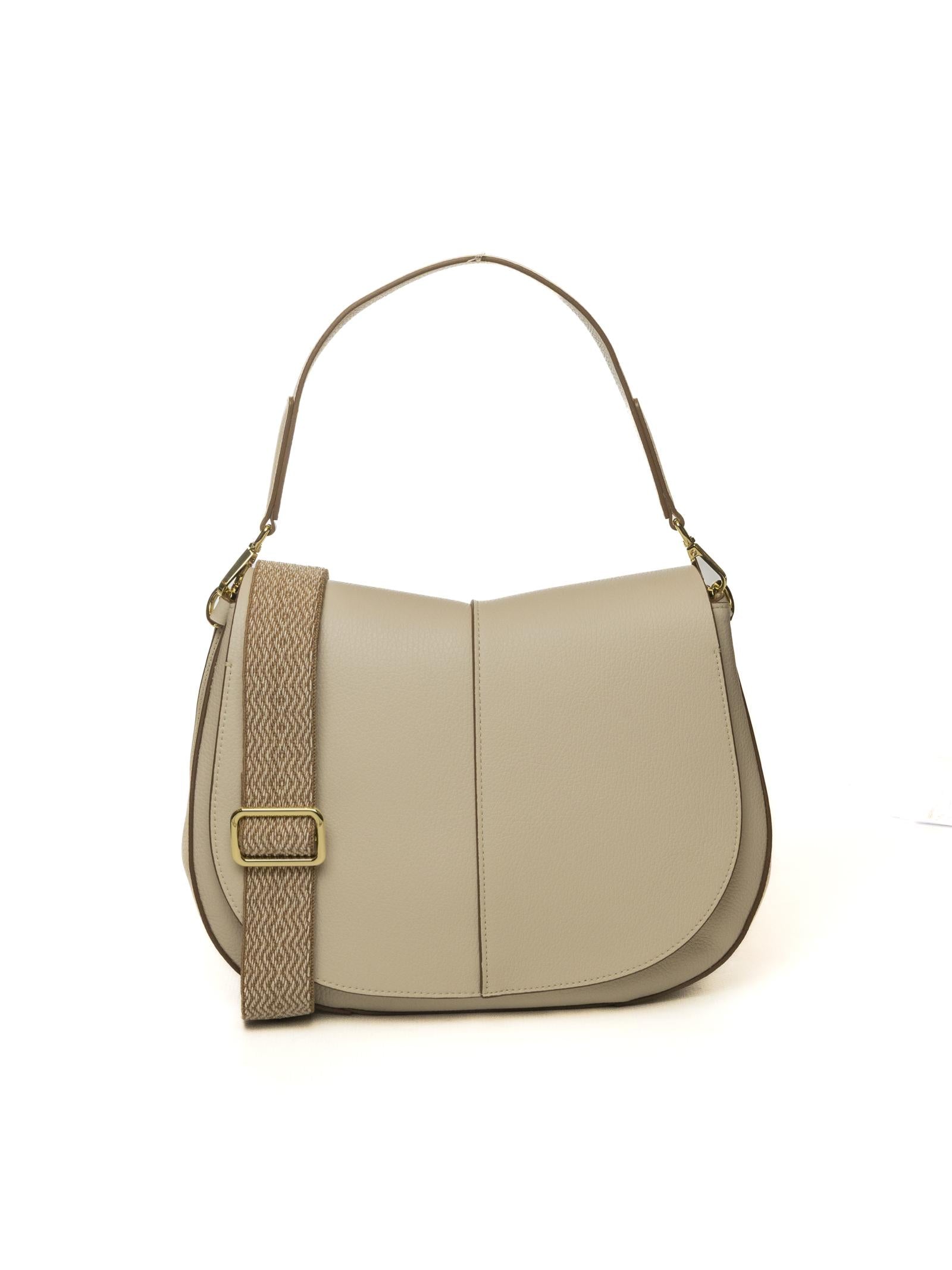 GIANNI CHIARINI borsa a spalla helena round avorio 6037 HELENA ROUND-3890