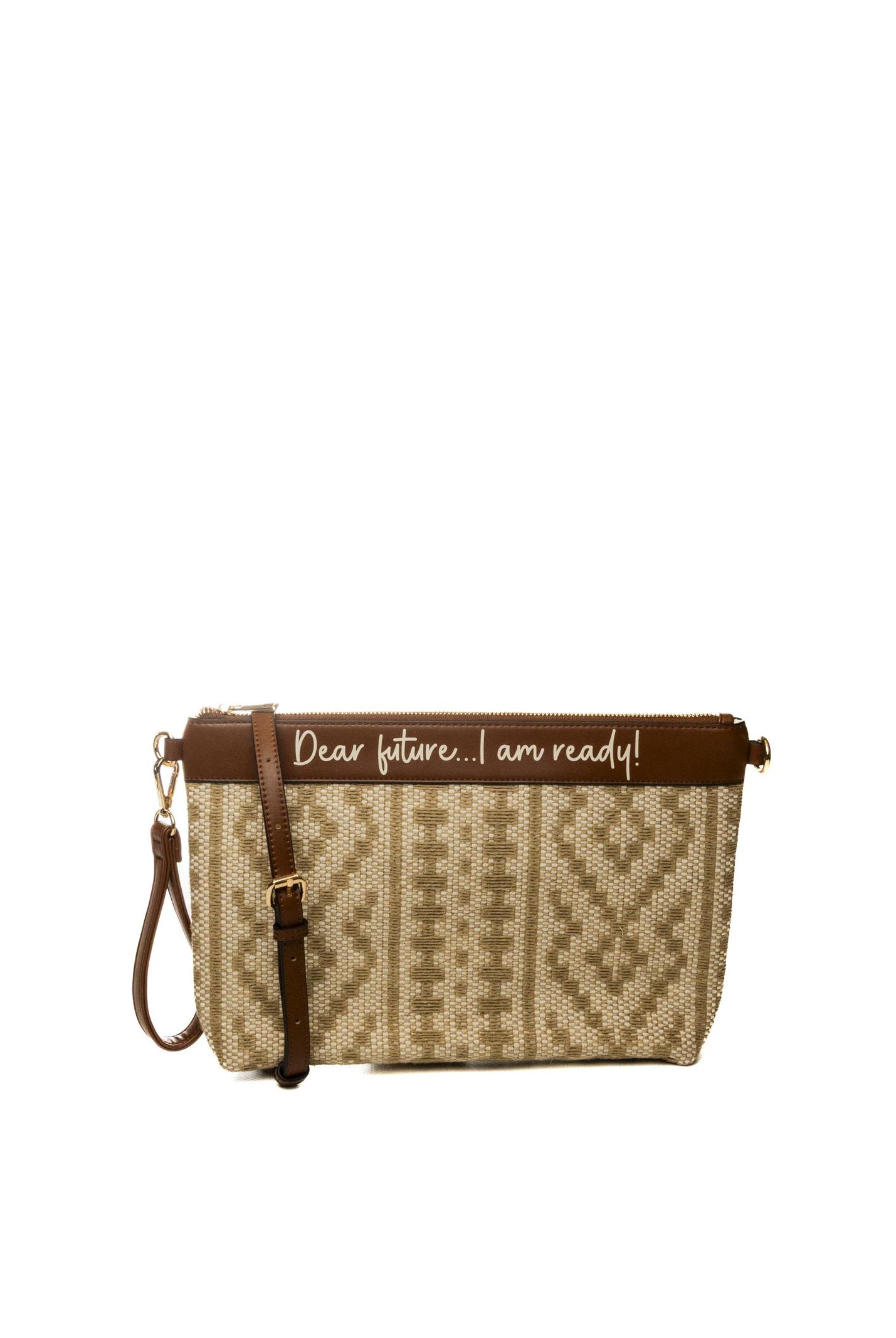 LE PANDORINE borsa a mano giulia naturale/marrone PS2620B29 GIULIA-C01