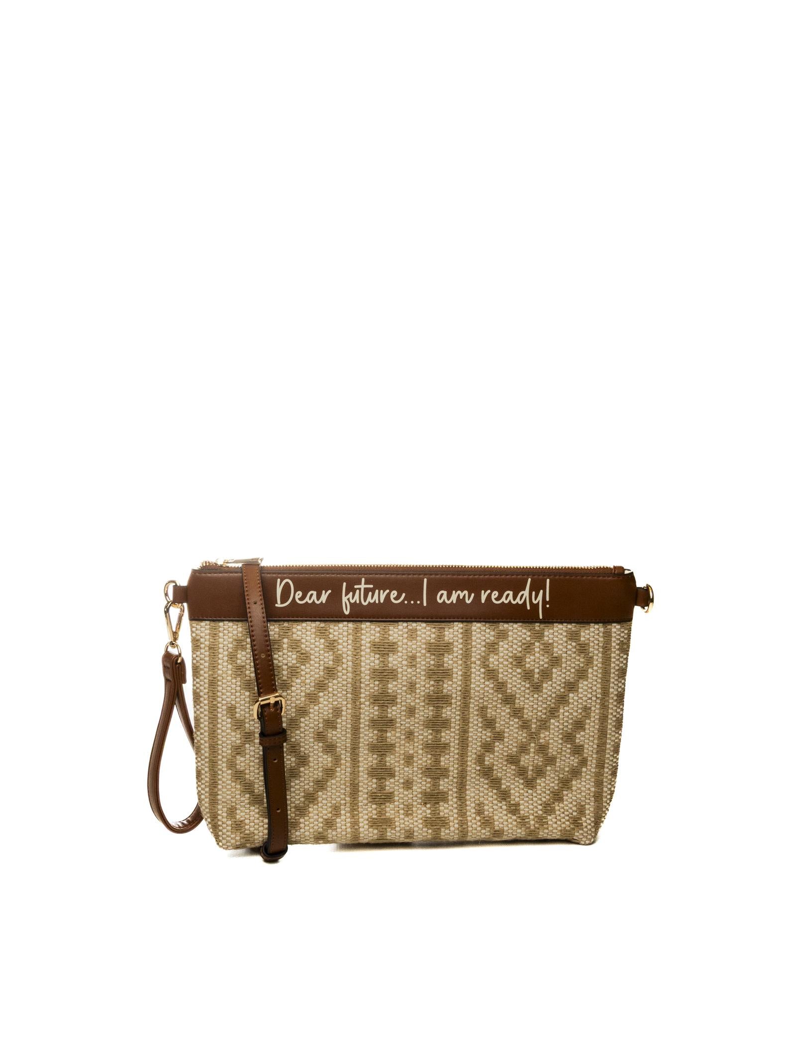LE PANDORINE borsa a mano giulia naturale/marrone PS2620B29 GIULIA-C01