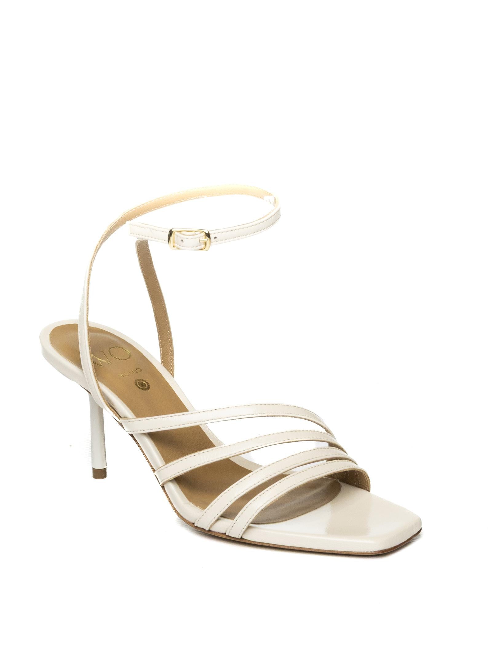 WO MILANO sandalo pitti bianco 945 PITTI-BURRO