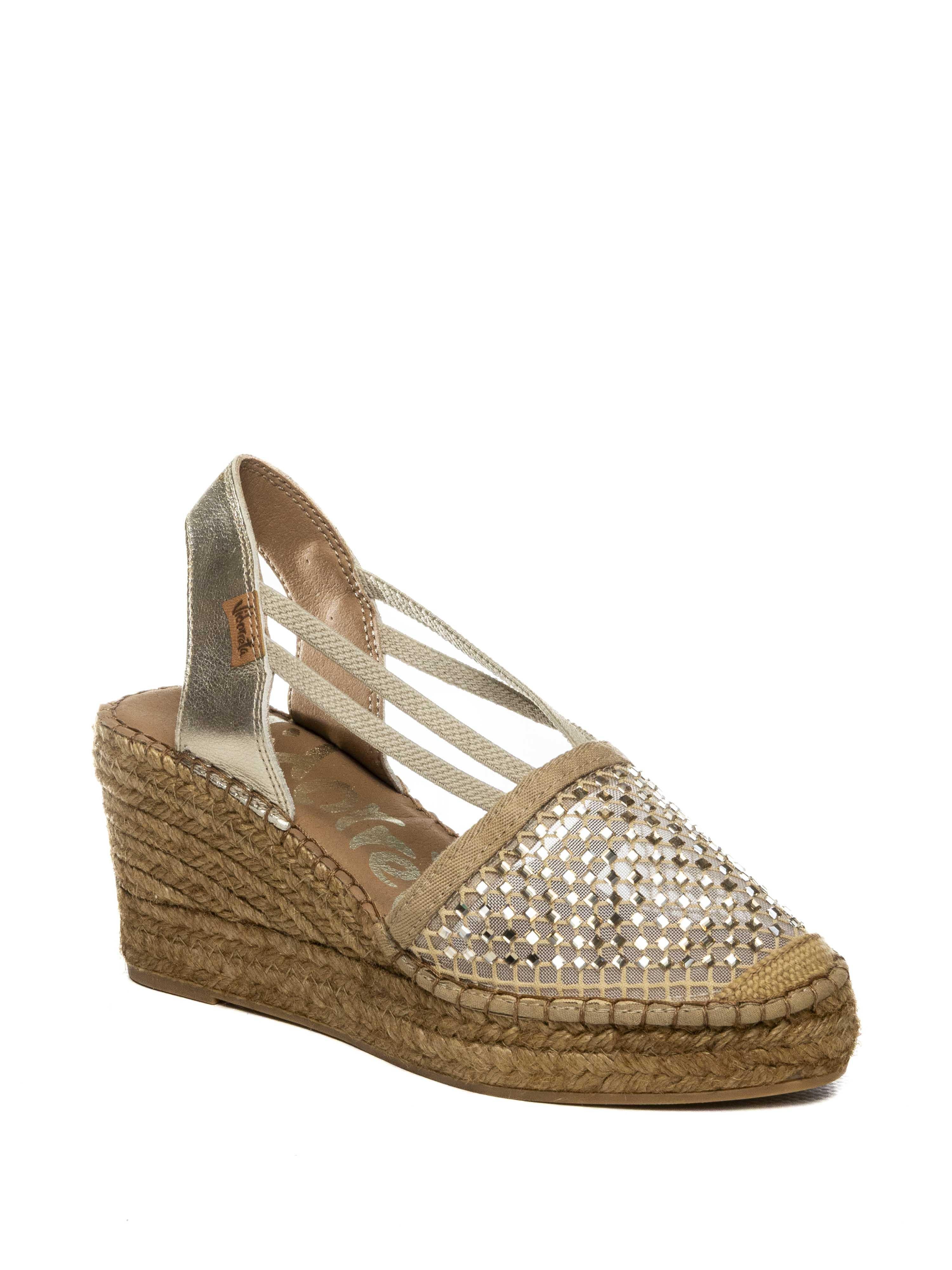 VIDORRETA espadrilles rejilla cristal crudo 103 REJILLA CRISTAL-CRUDO