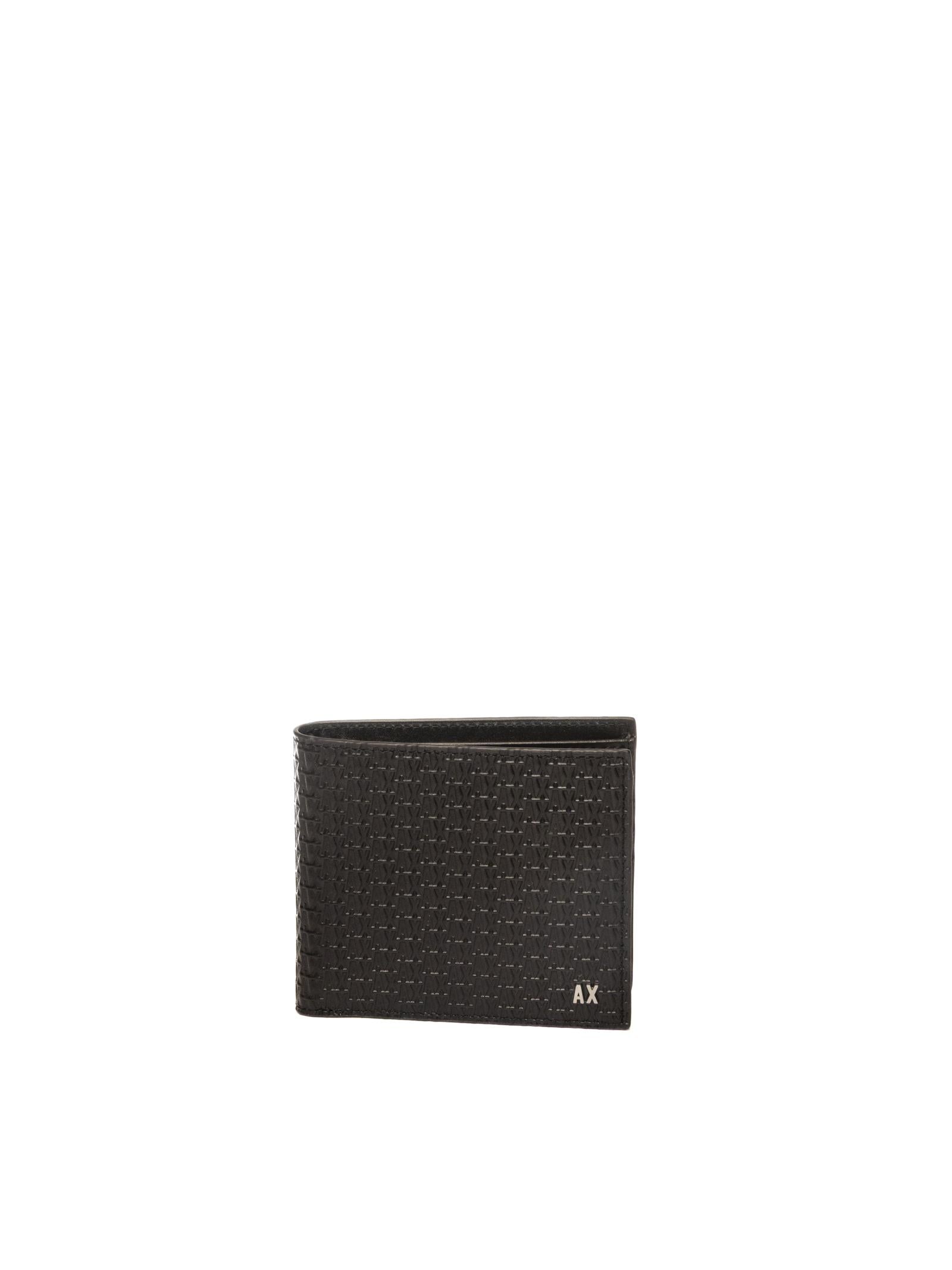 ARMANI EXCHANGE portafoglio logo nero 958097 4R847-00020