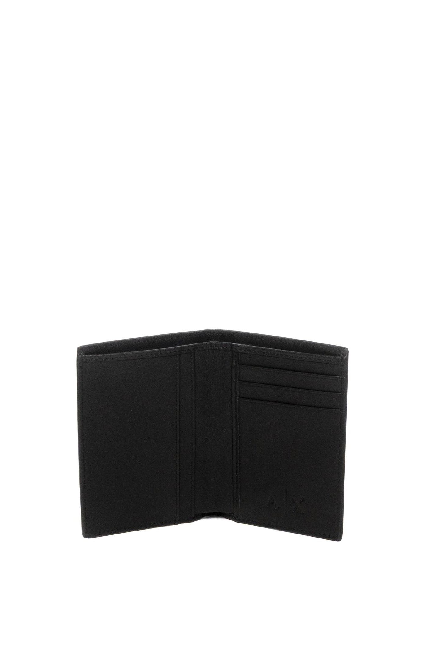 ARMANI EXCHANGE Portafogli pelle nero XM002215 AF22541-UC001