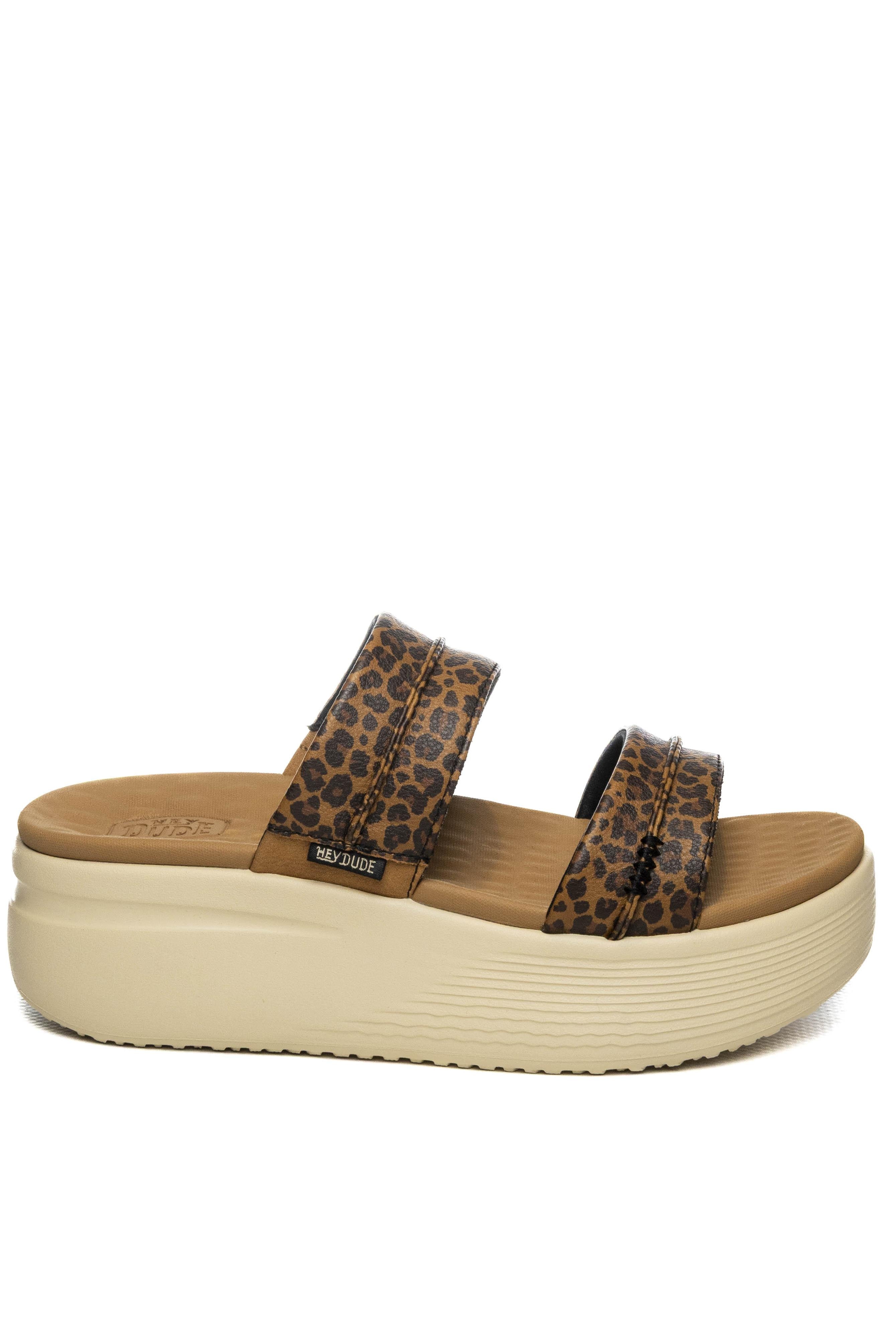 HEY DUDE sandalo austin slide leopard 45256 AUSTIN SLIDE-2LB