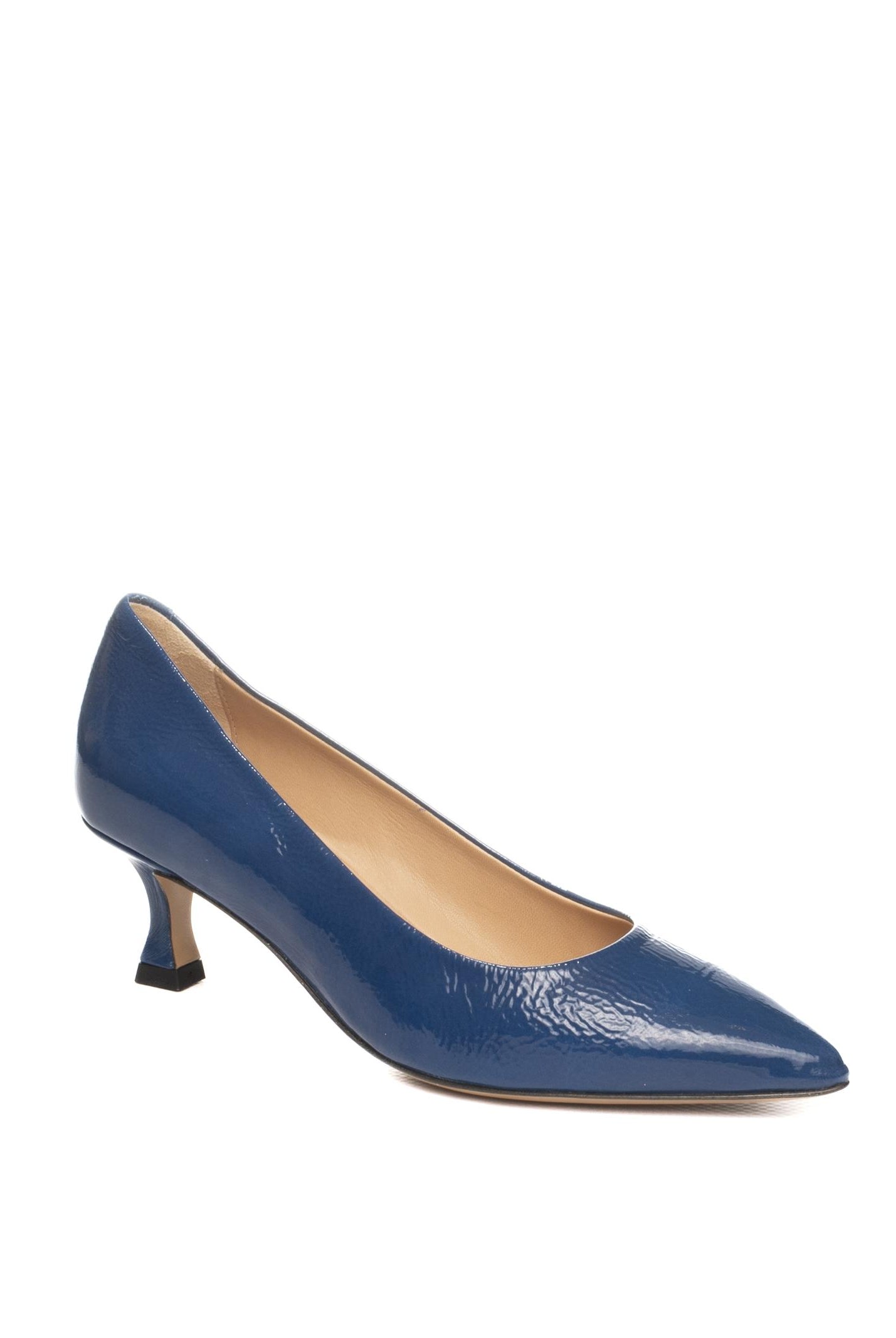 FRANCO RUSSO Décolleté pelle blu 1701S NAPLAK-NAVY