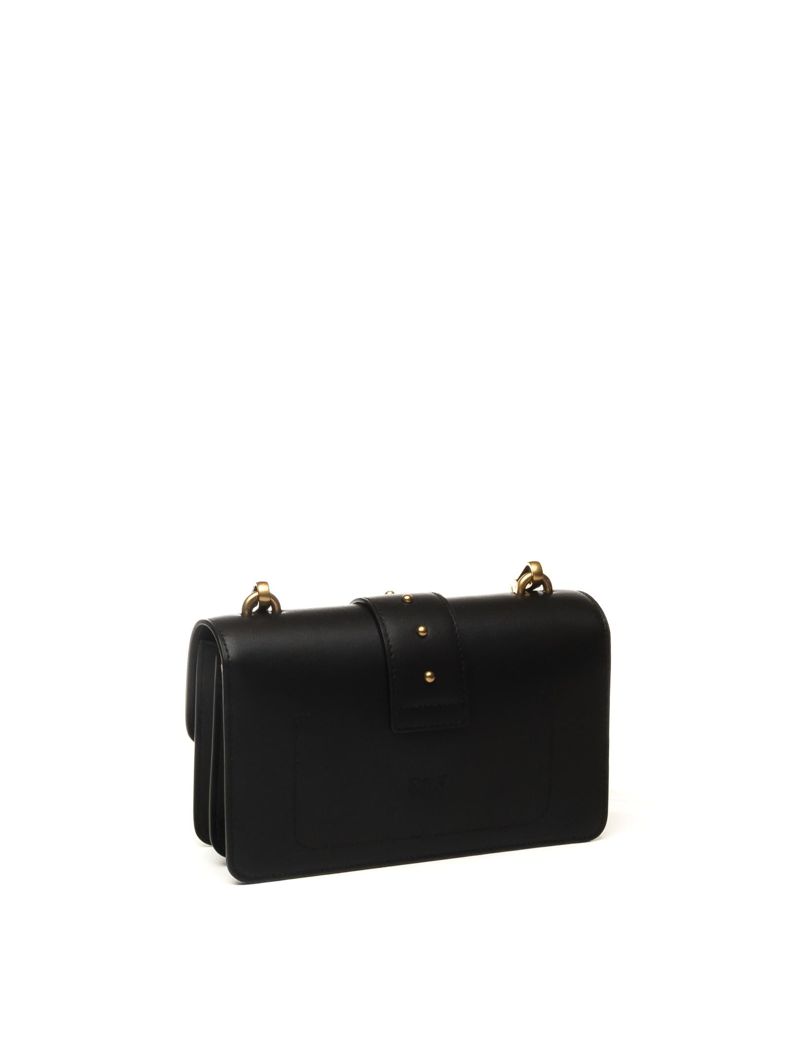 PINKO borsa a spalla love one mini nero/oro 105856-AOF1 LOVE ONE MINI-Z99Q