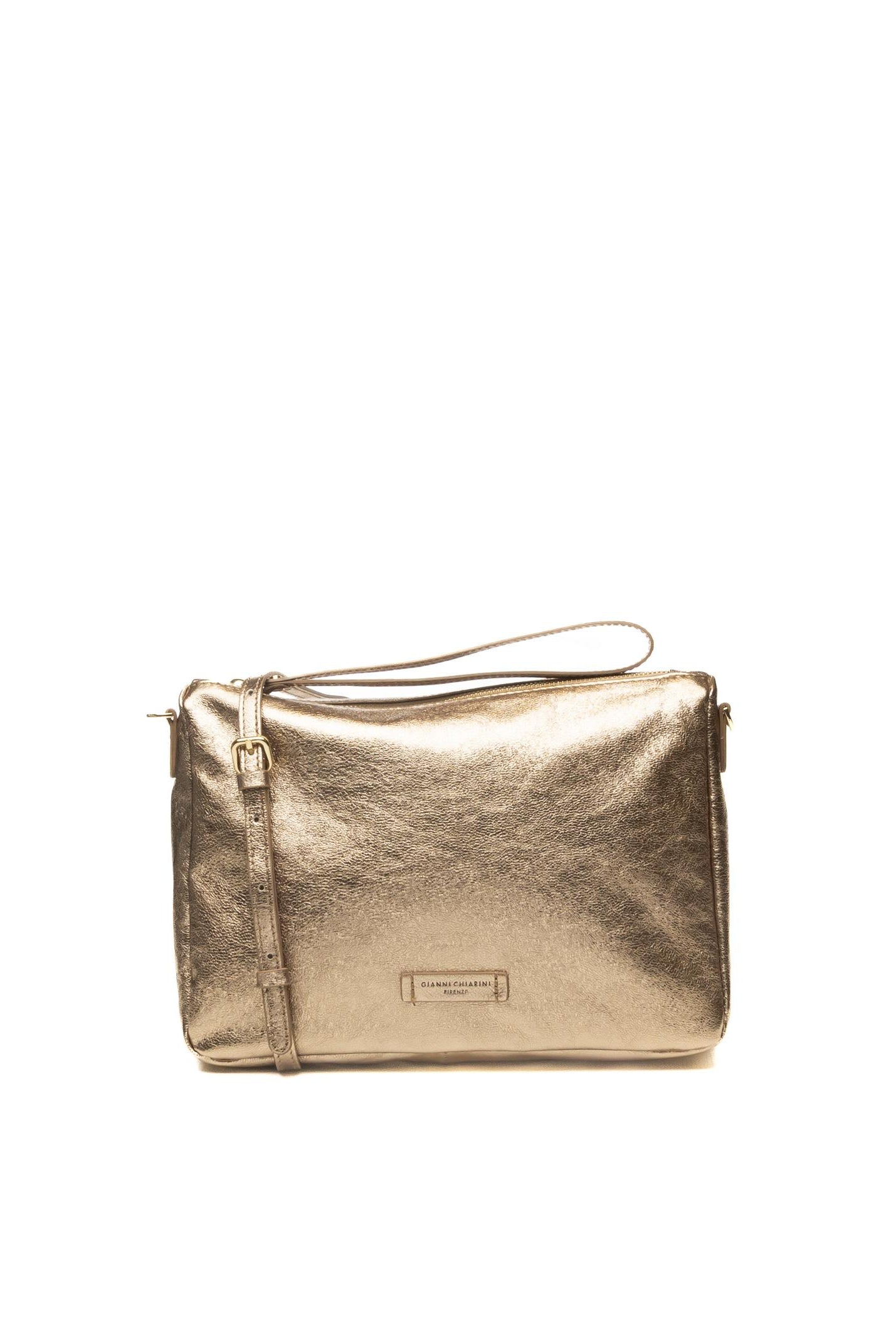 GIANNI CHIARINI borsa a spalla nora pouch platino 10225 NORA POUCH-6083