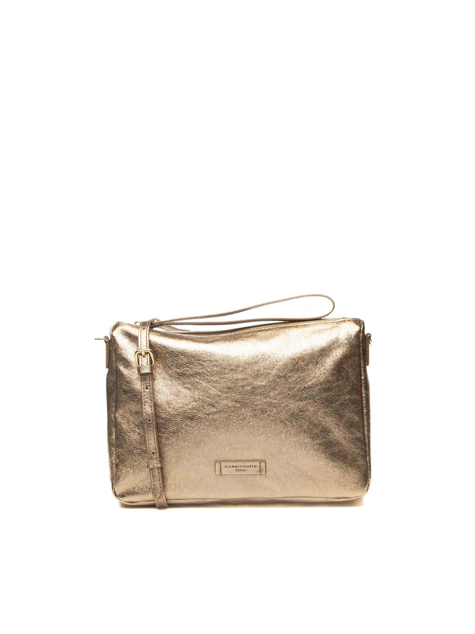 GIANNI CHIARINI borsa a spalla nora pouch platino 10225 NORA POUCH-6083