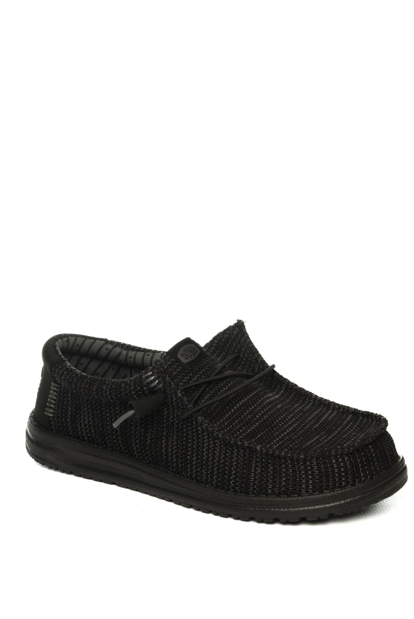 HEY DUDE slip on wally stretch nero 41898 WALLY STRETCH SOX-60