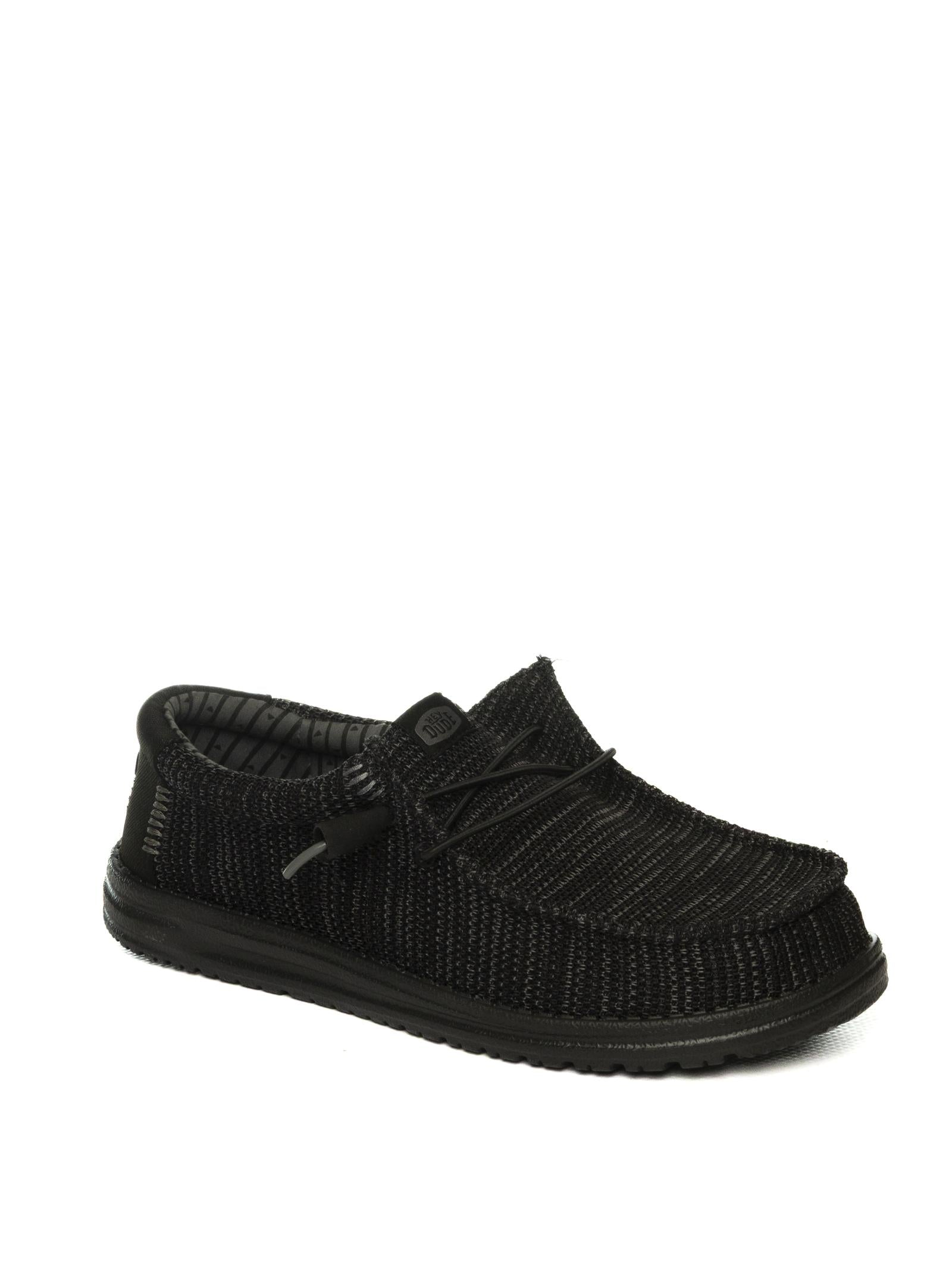 HEY DUDE slip on wally stretch nero 41898 WALLY STRETCH SOX-60