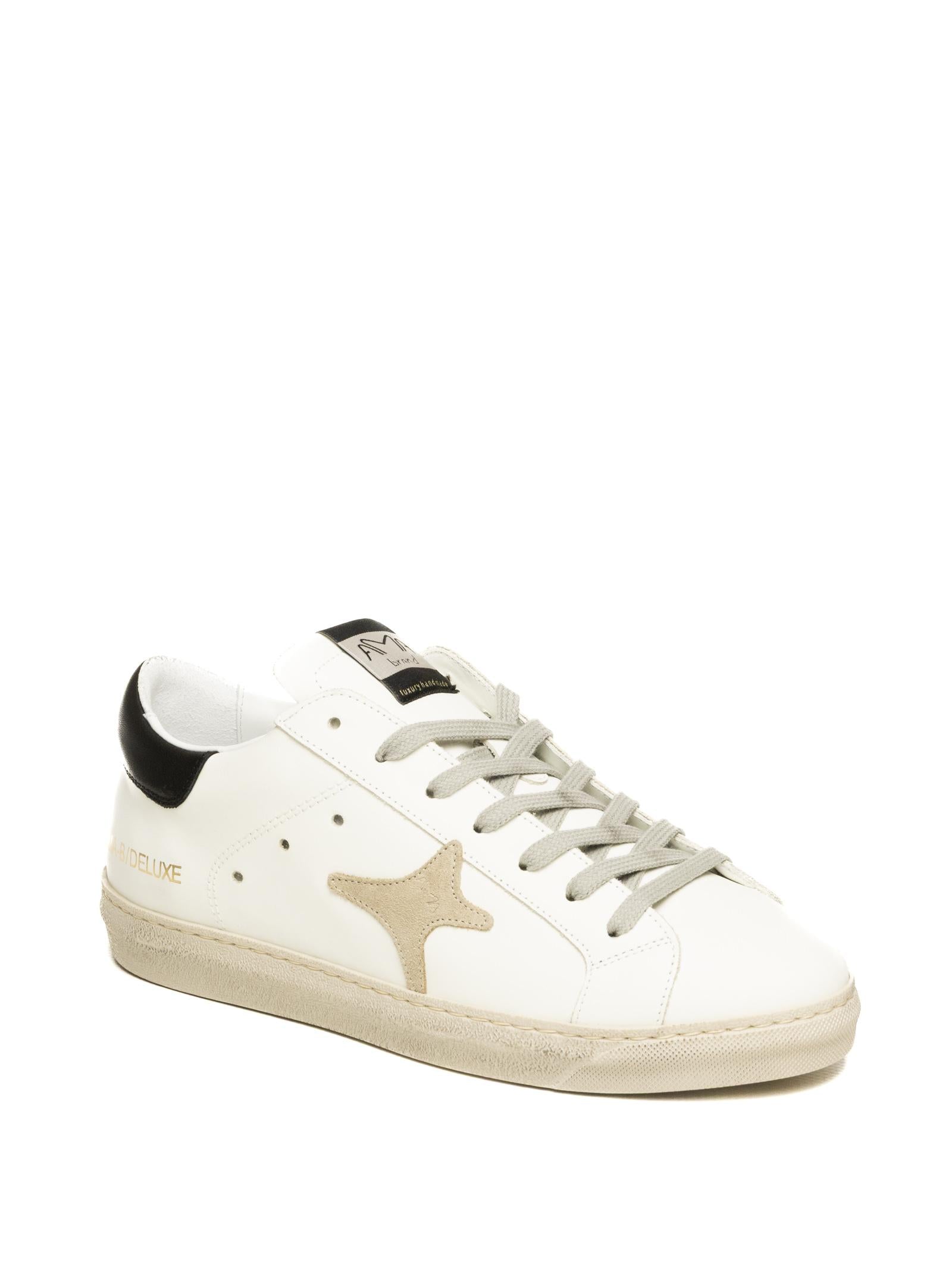 AMA BRAND DELUXE Sneaker snk bianco/nero SNK 4511-BIANCO