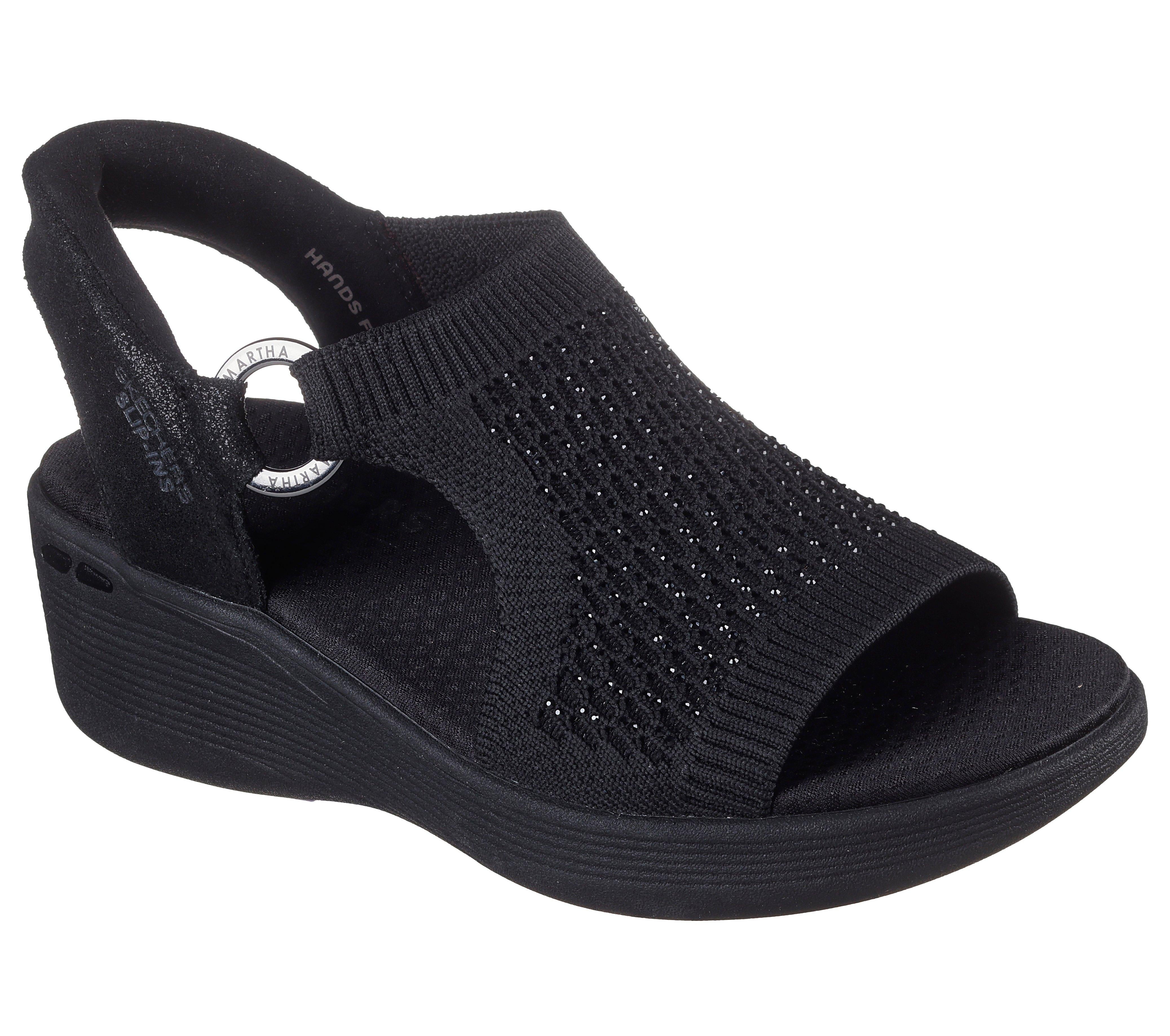 SKECHERS Sandalo pier lite slip ins nero 188001 PIER LITE-BBK