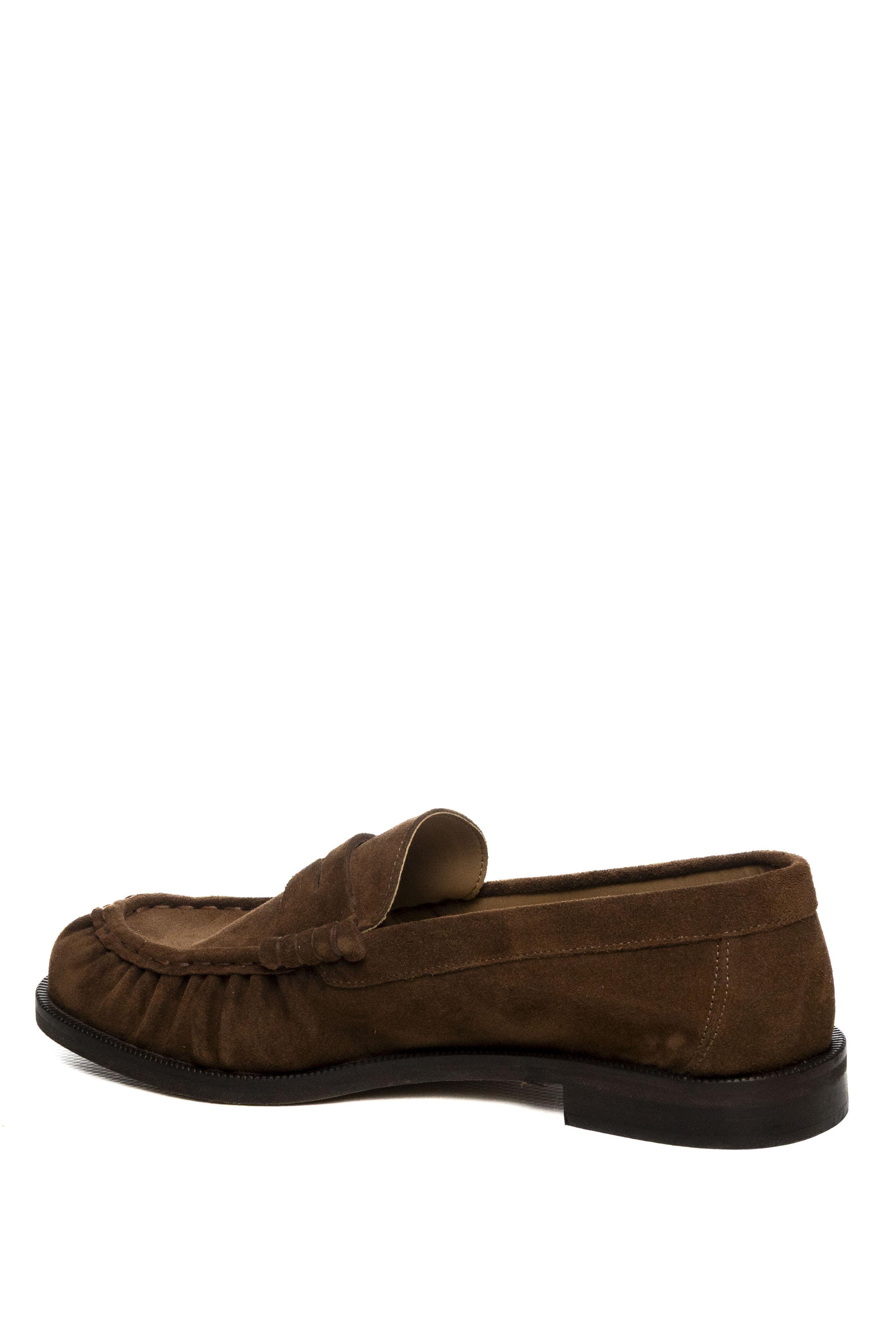 GISEL MOIRE Mocassino camoscio moro MADD CAM-CIOCCOLATO