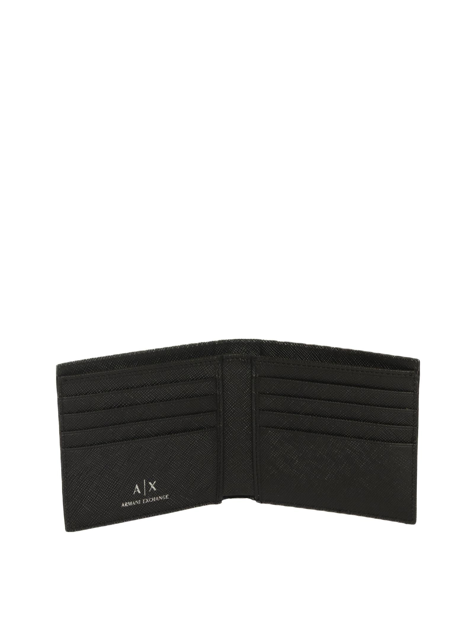 ARMANI EXCHANGE Portafogli pelle nero XM000168 AF12702-UC001