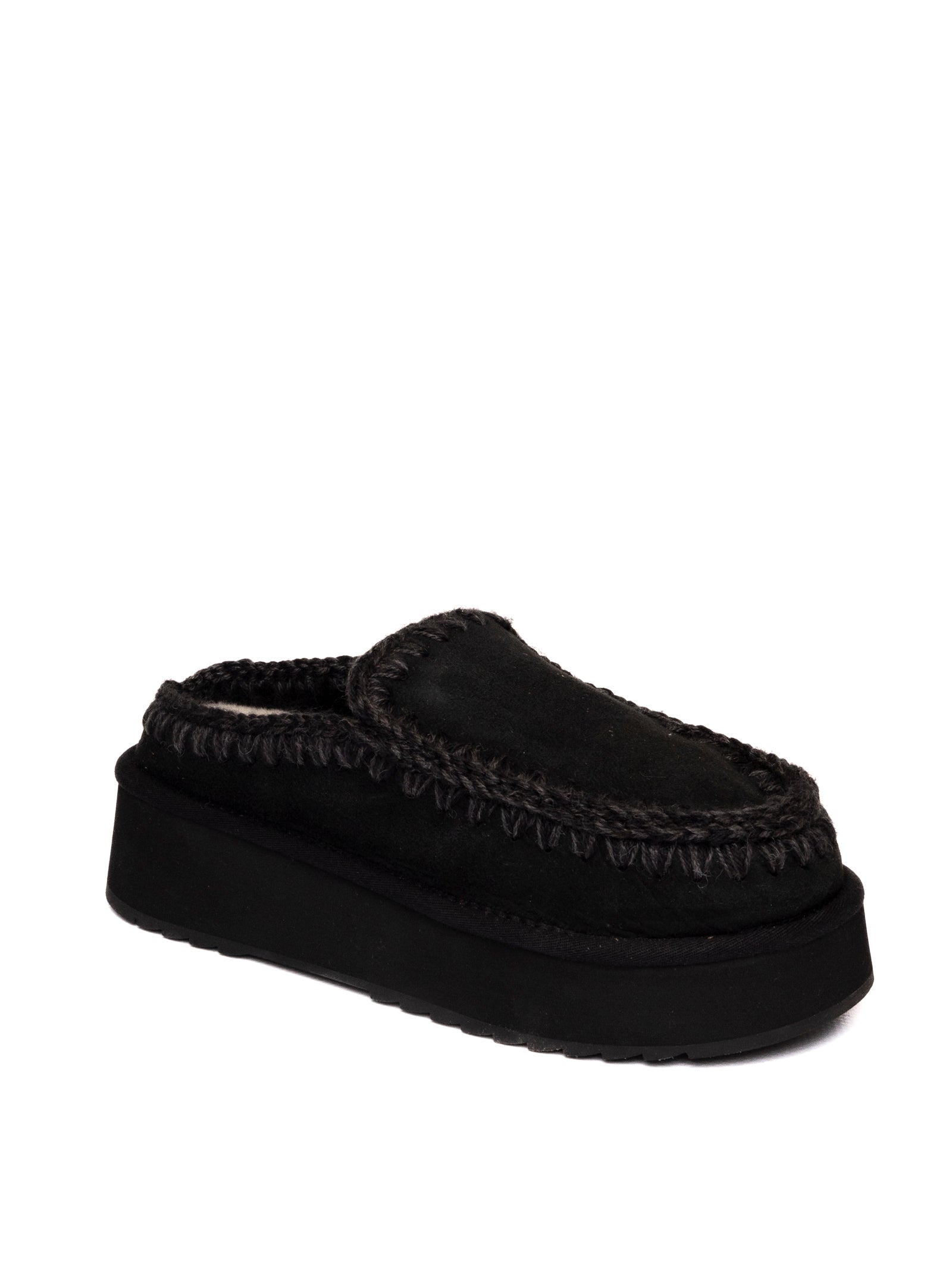 MOU sabot platofrm nero CLOG ESKIMO PLATFORM 681004A-BKB 