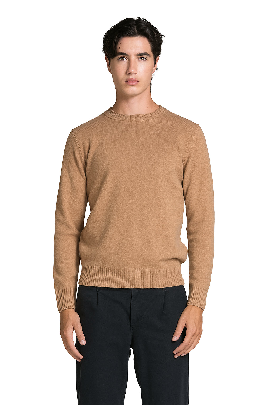 IMPURE pullover lana beige CHARLIE LANA-ALMOND 