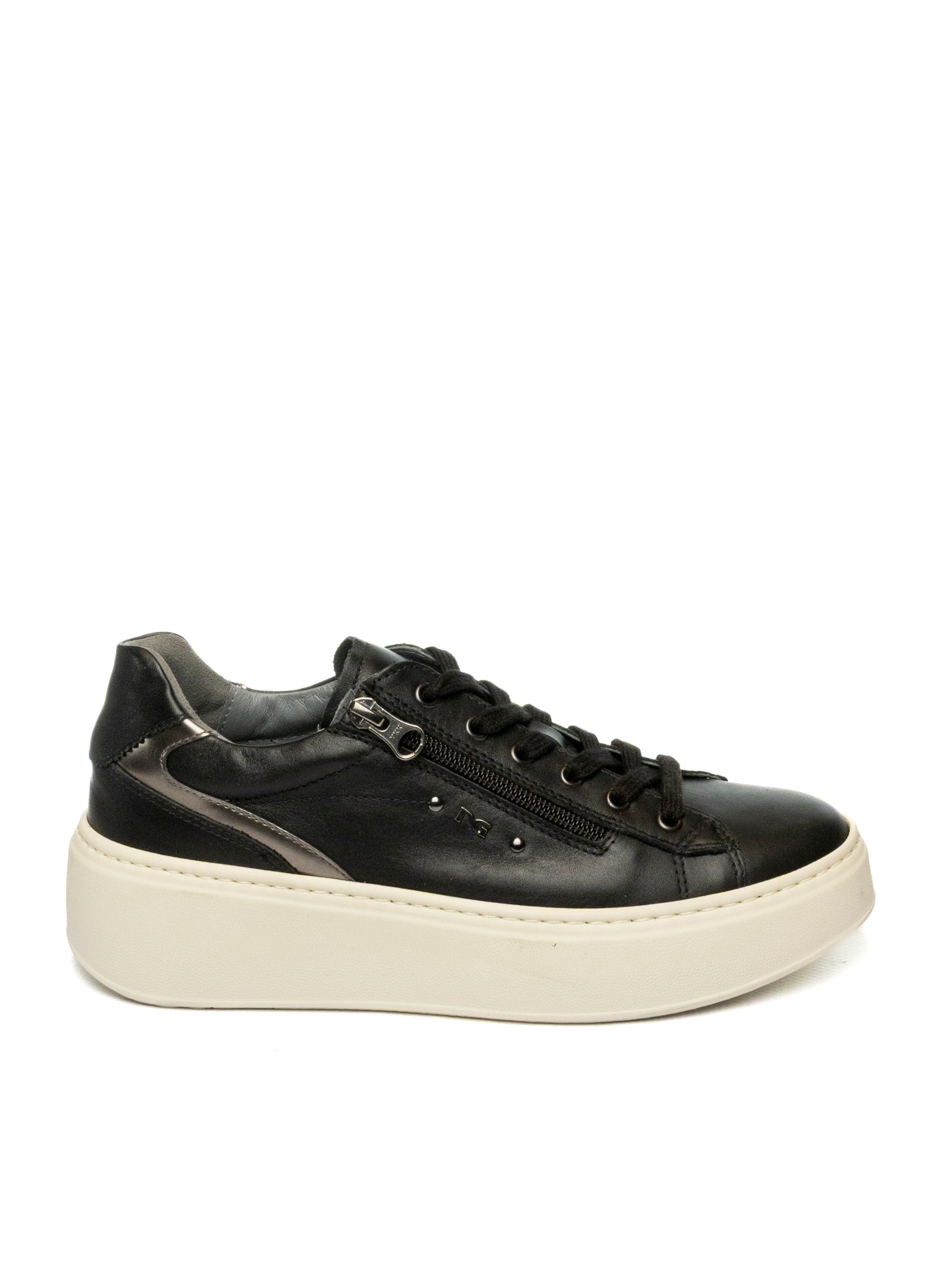 NERO GIARDINI Sneaker pelle nero 514212 GUANTO-NERO 