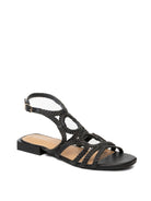 GIOSEPPO Sandalo intrecciato nero 75455 BIRCH-NERO 