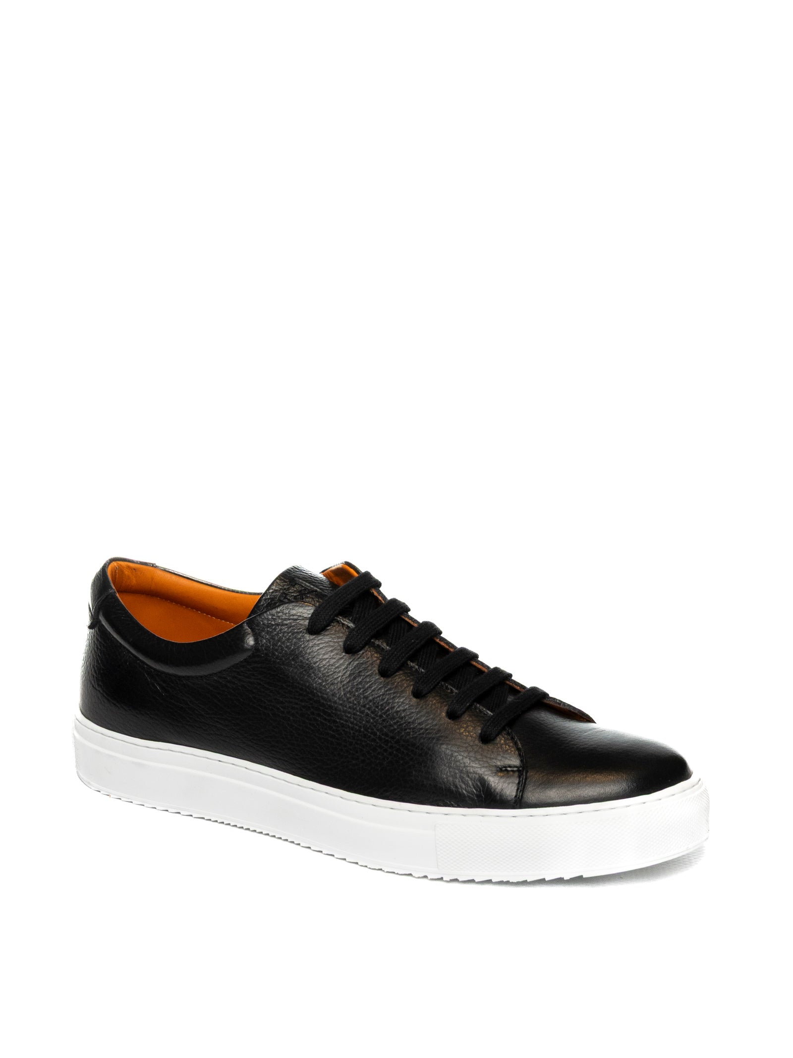 JEROLD WILTON Sneaker pelle nero 732 CUIR-NERO 