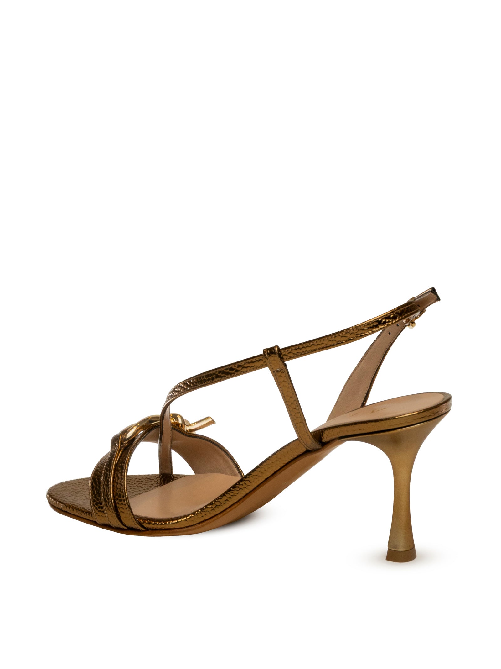 ALBANO Sandalo snake applicazione bronzo 5552 SNAKE-BRONZO 