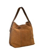 DI LORENZO borsa a spalla gabriella marrone GABRIELLA CAMOSCIO-CUOIO 