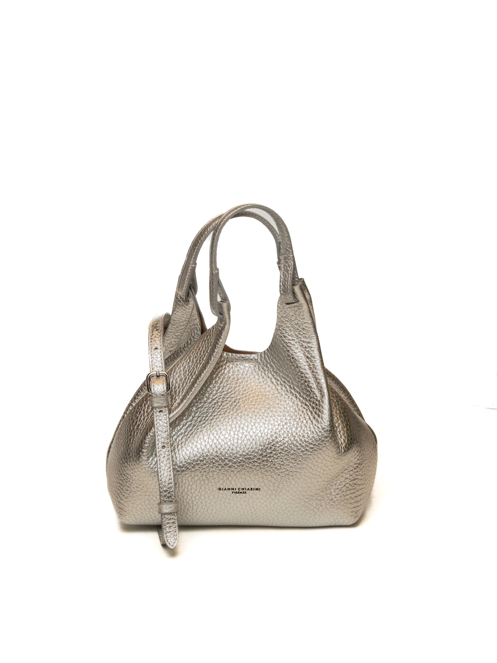 GIANNI CHIARINI borsa a mano dua argento 9719 DUA-14369 