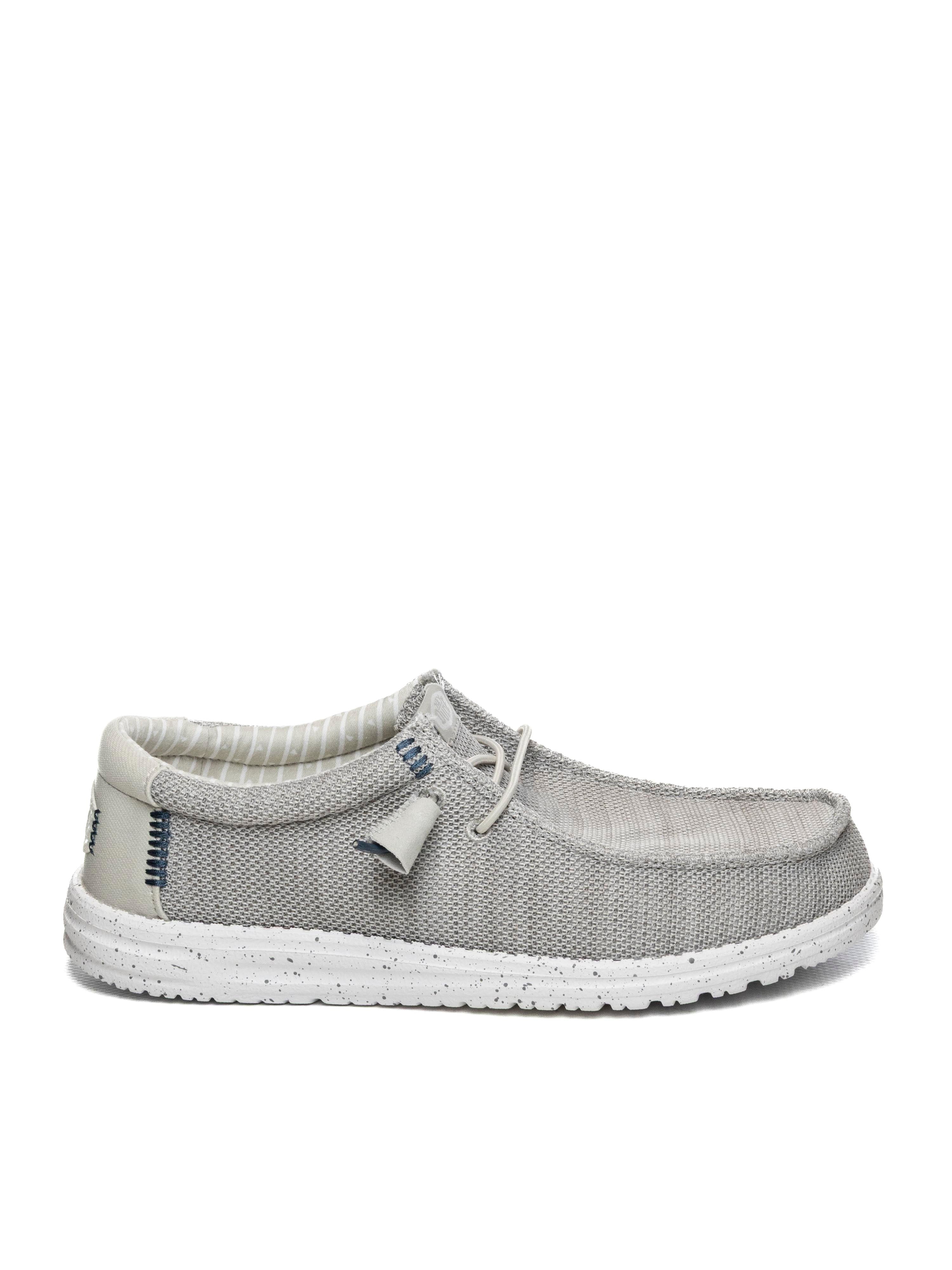 HEY DUDE Slip on wally stretch sox grigio 41898 WALLY STRETCH SOX-1SZ 